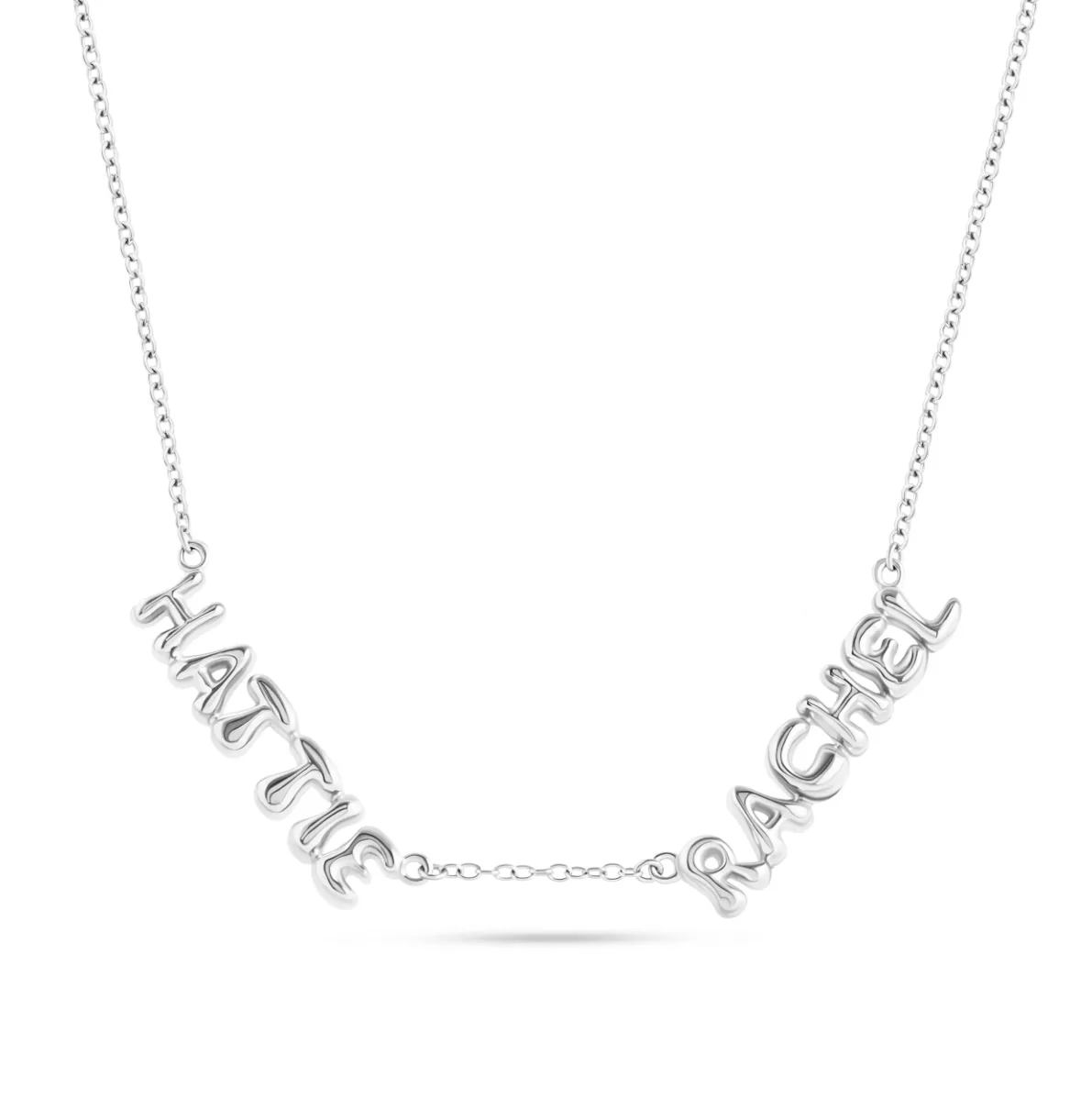 Bubble Name Necklace (Silver) - Image 7