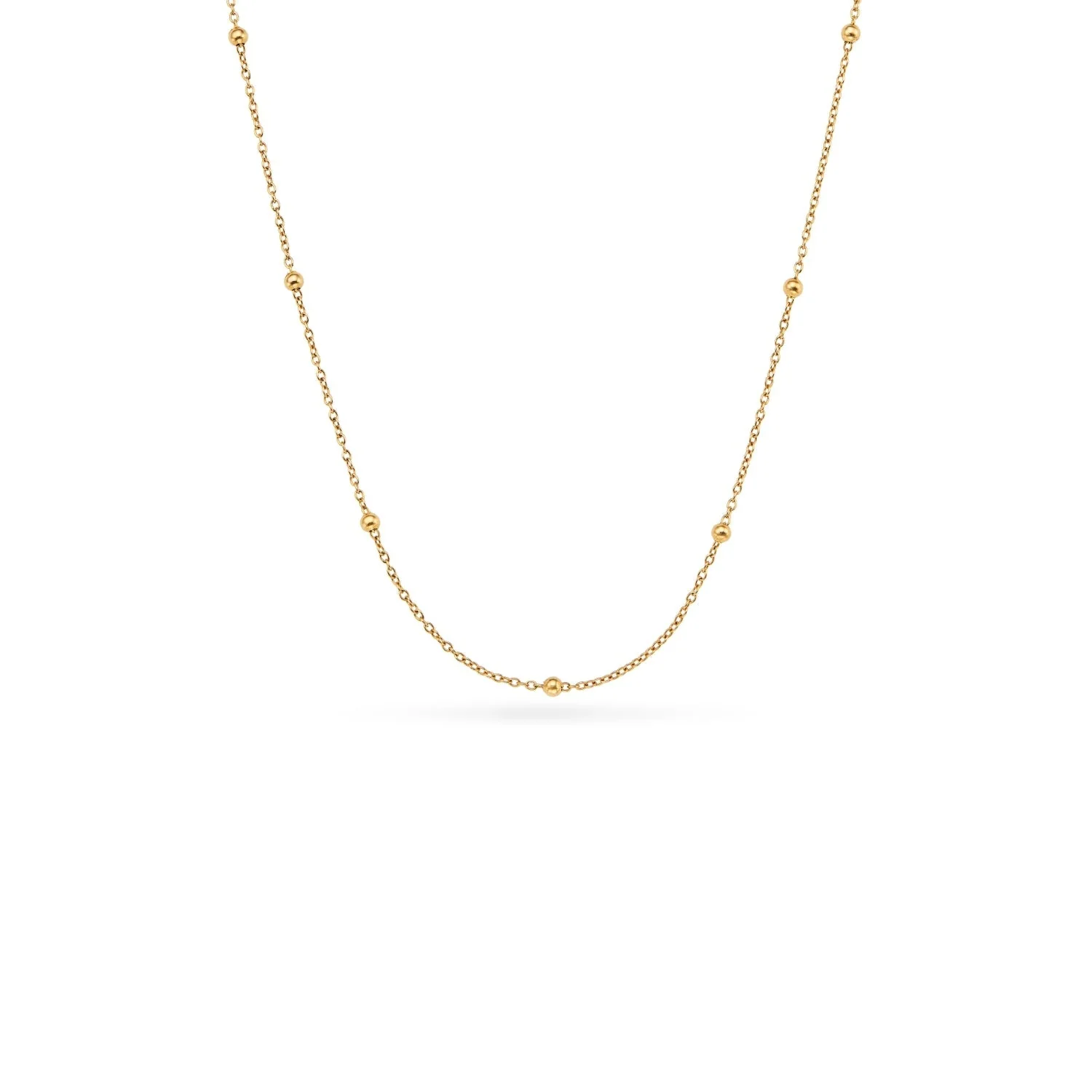 Mother of Pearl Heart Necklace (Gold) - Image 9