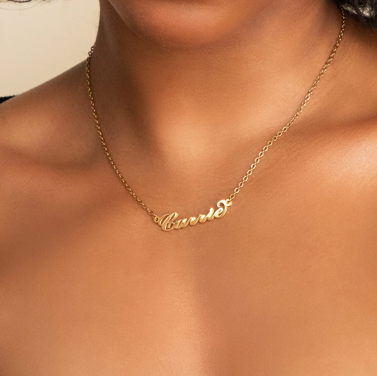 Carrie Name Necklace (Gold) - Image 5