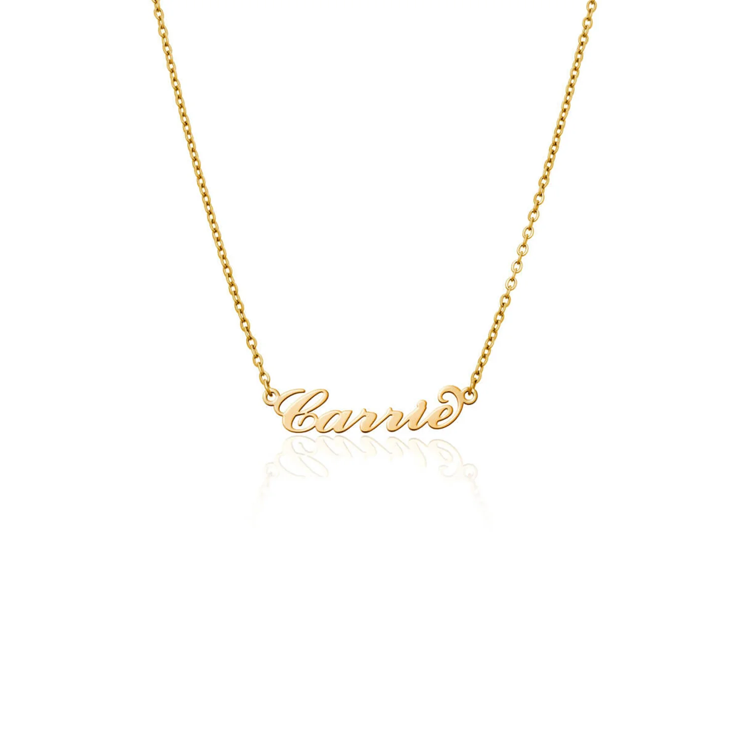 Carrie Name Necklace (Gold) - Image 8