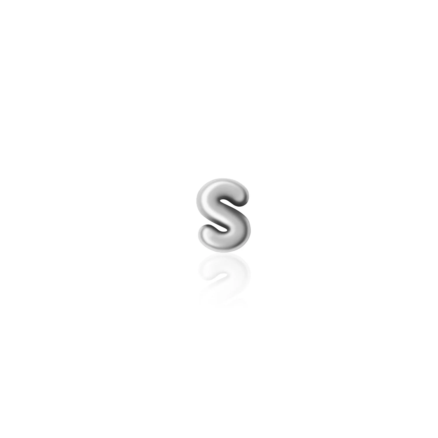 Fixed Charm - Bubble Initial Charm (Silver) - Image 10