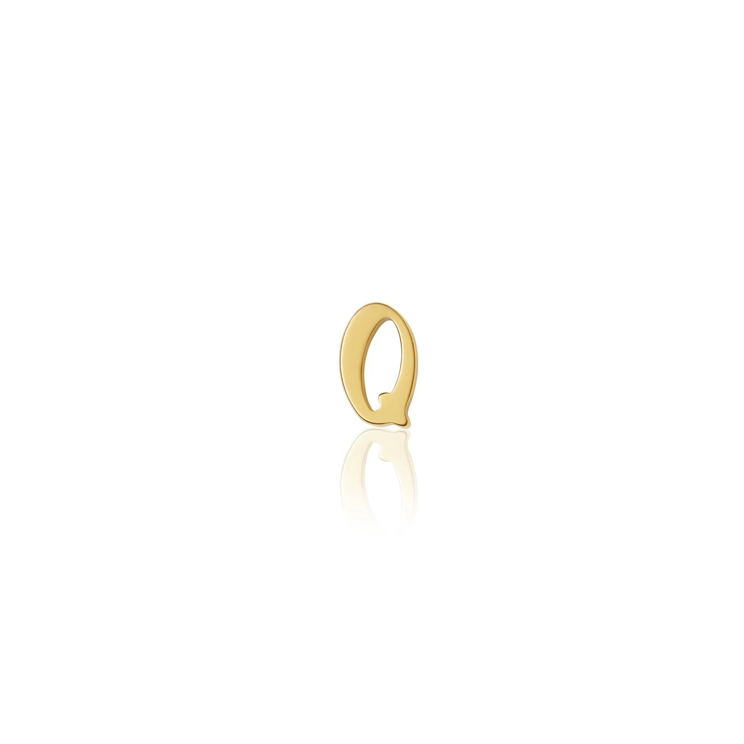 Fixed Charm - Handwritten Initial Charm (Gold) - Image 11