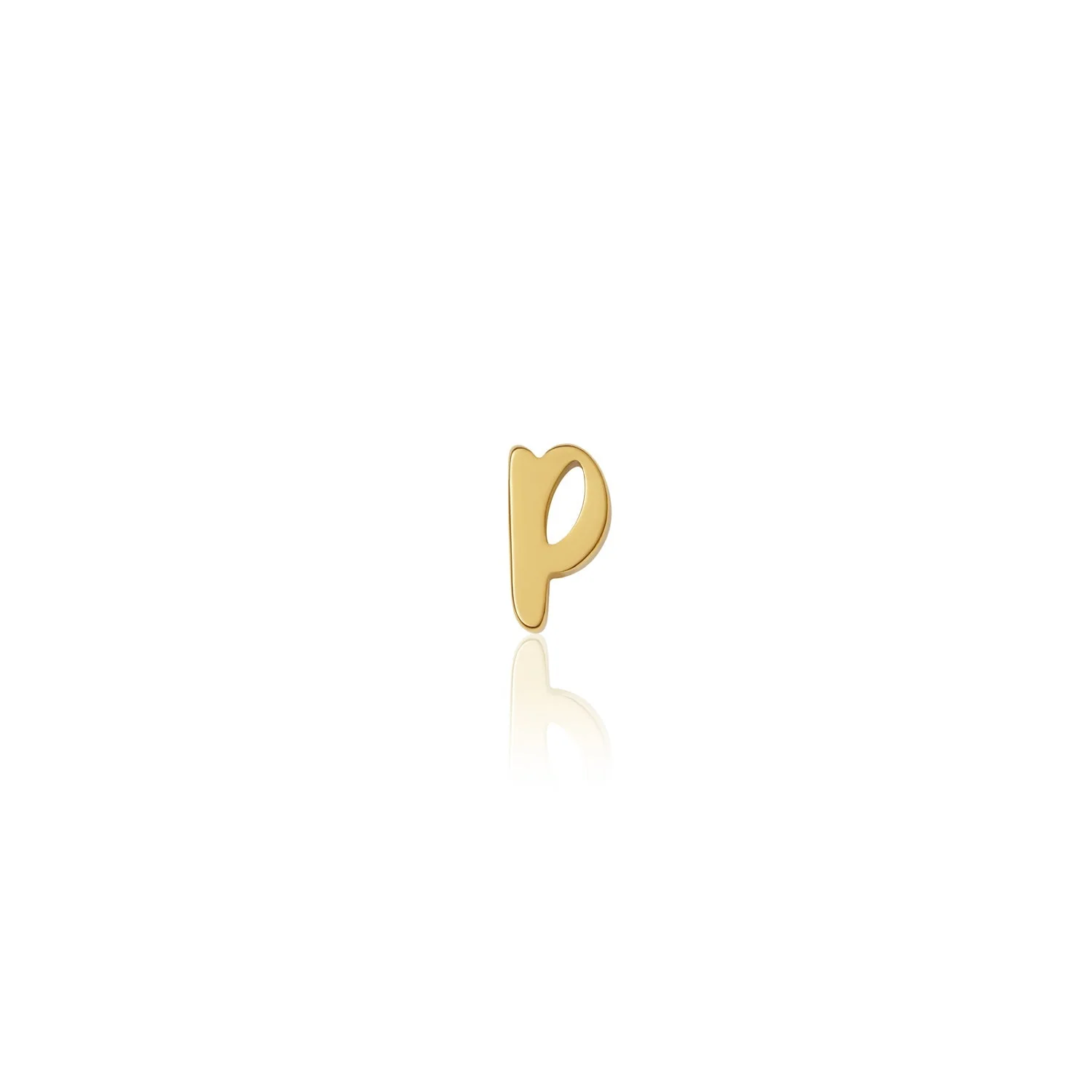Fixed Charm - Handwritten Initial Charm (Gold) - Image 12