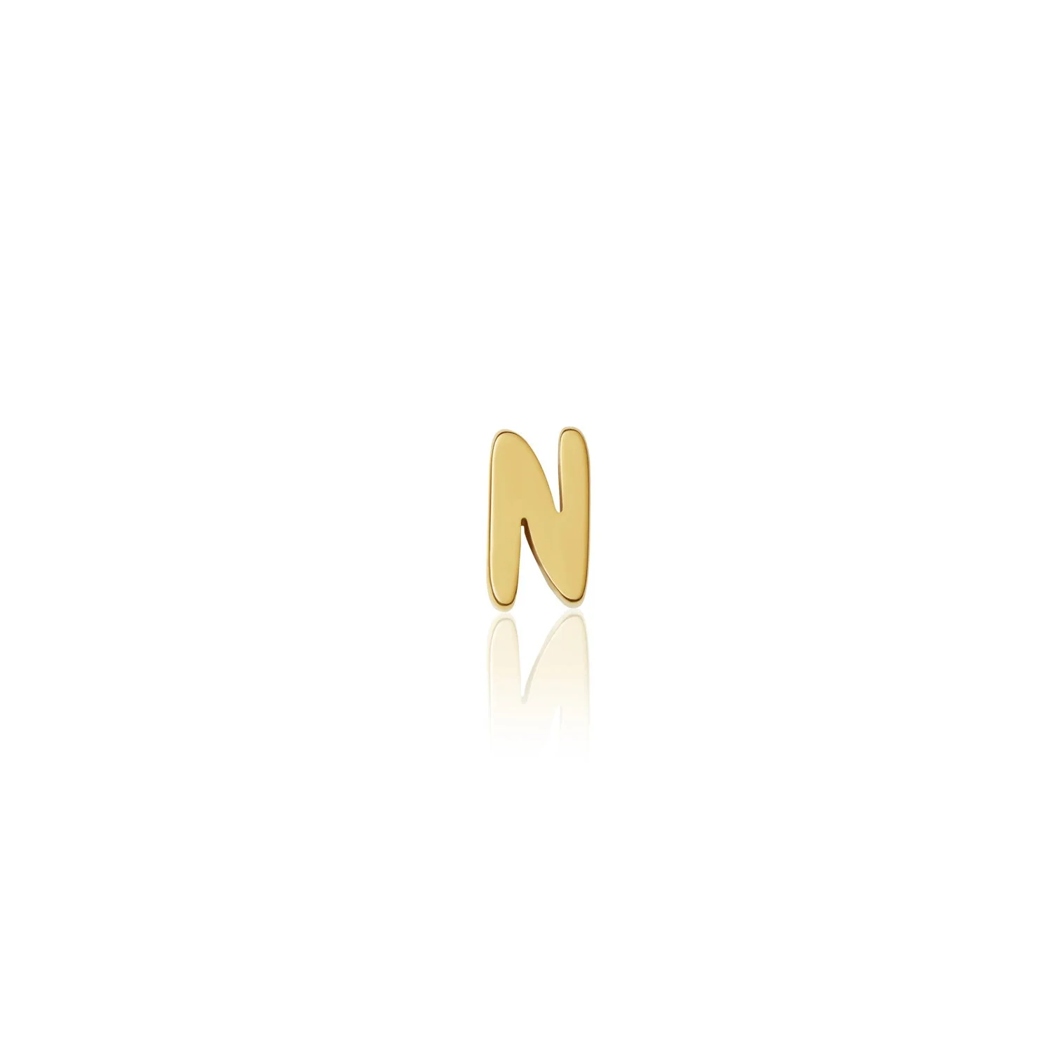 Fixed Charm - Handwritten Initial Charm (Gold) - Image 14