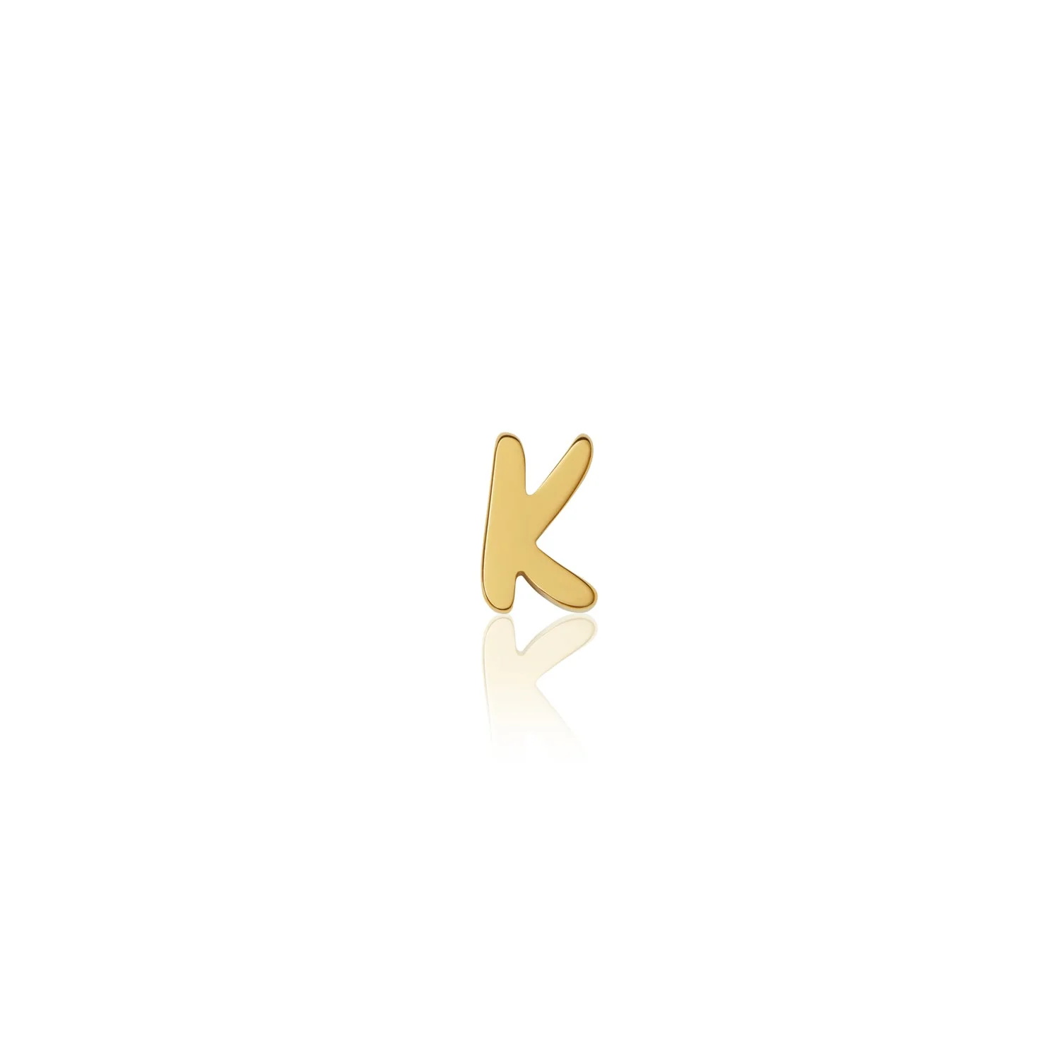 Fixed Charm - Handwritten Initial Charm (Gold) - Image 17