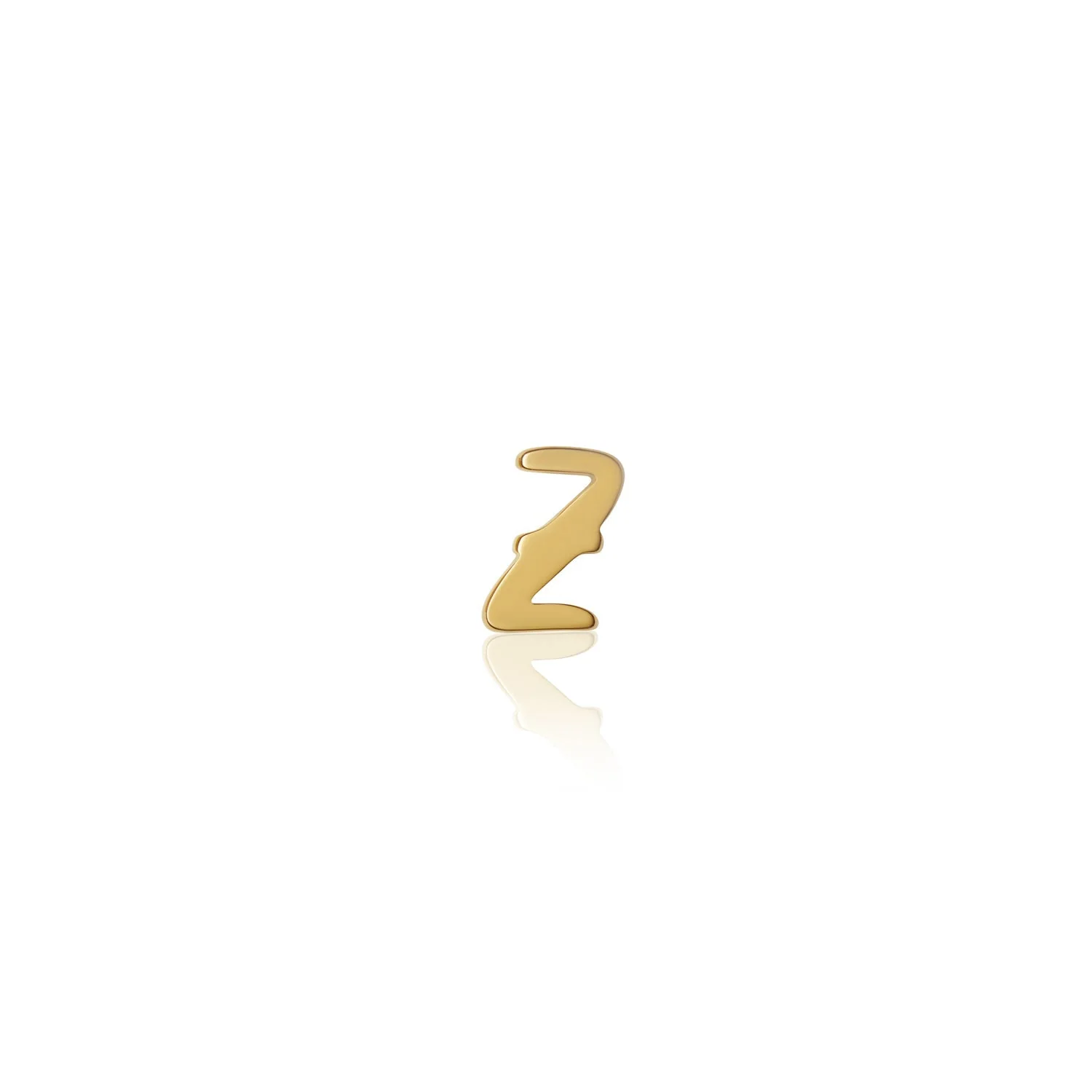 Fixed Charm - Handwritten Initial Charm (Gold) - Image 2