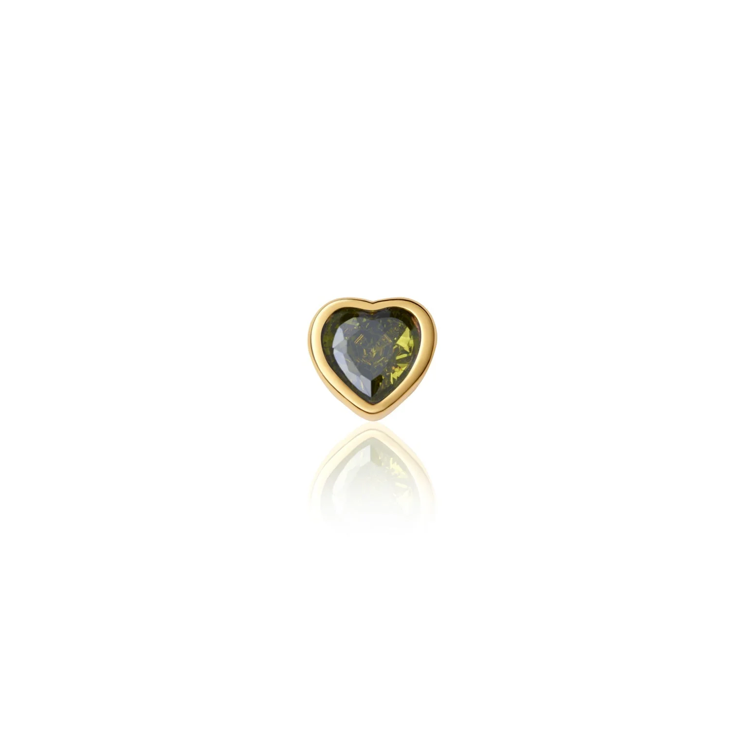 Fixed Charm - Heart Birthstone Charms (Gold) - Image 12