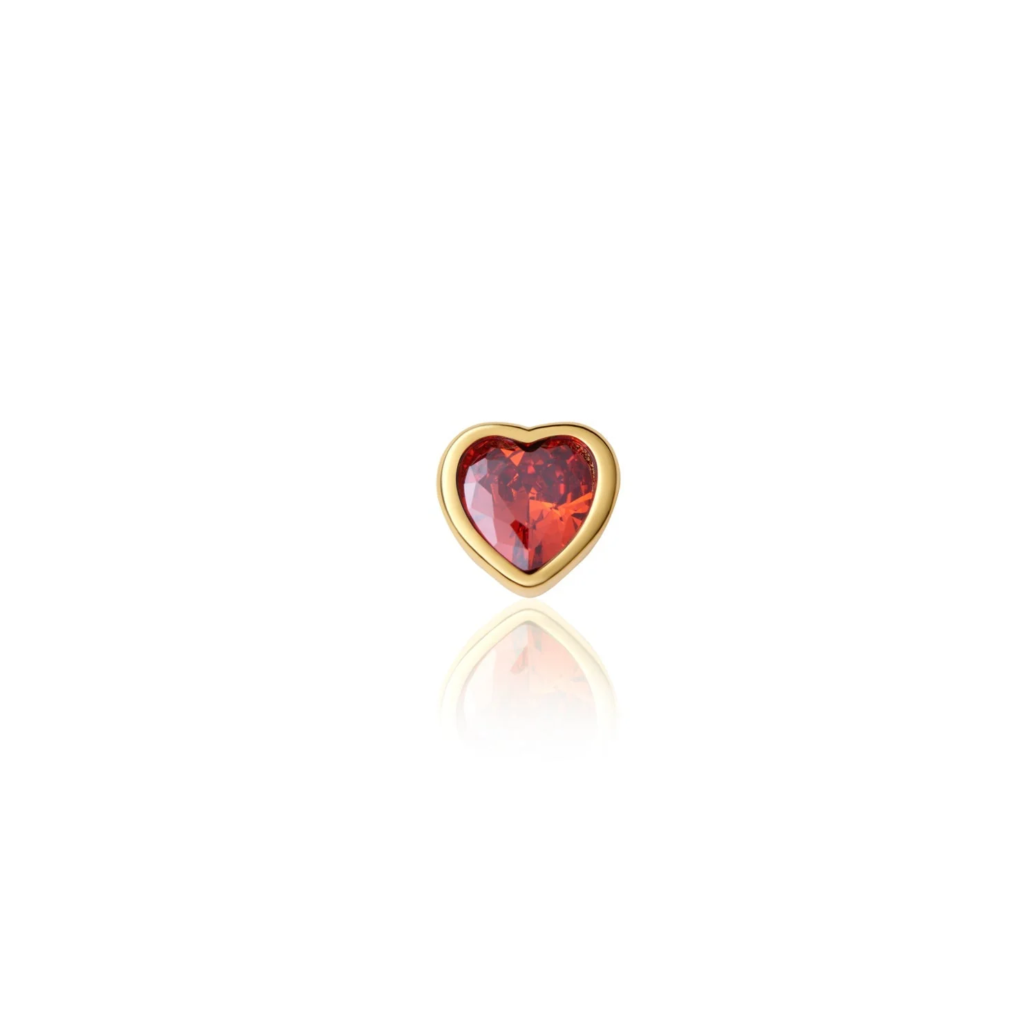 Fixed Charm - Heart Birthstone Charms (Gold) - Image 8