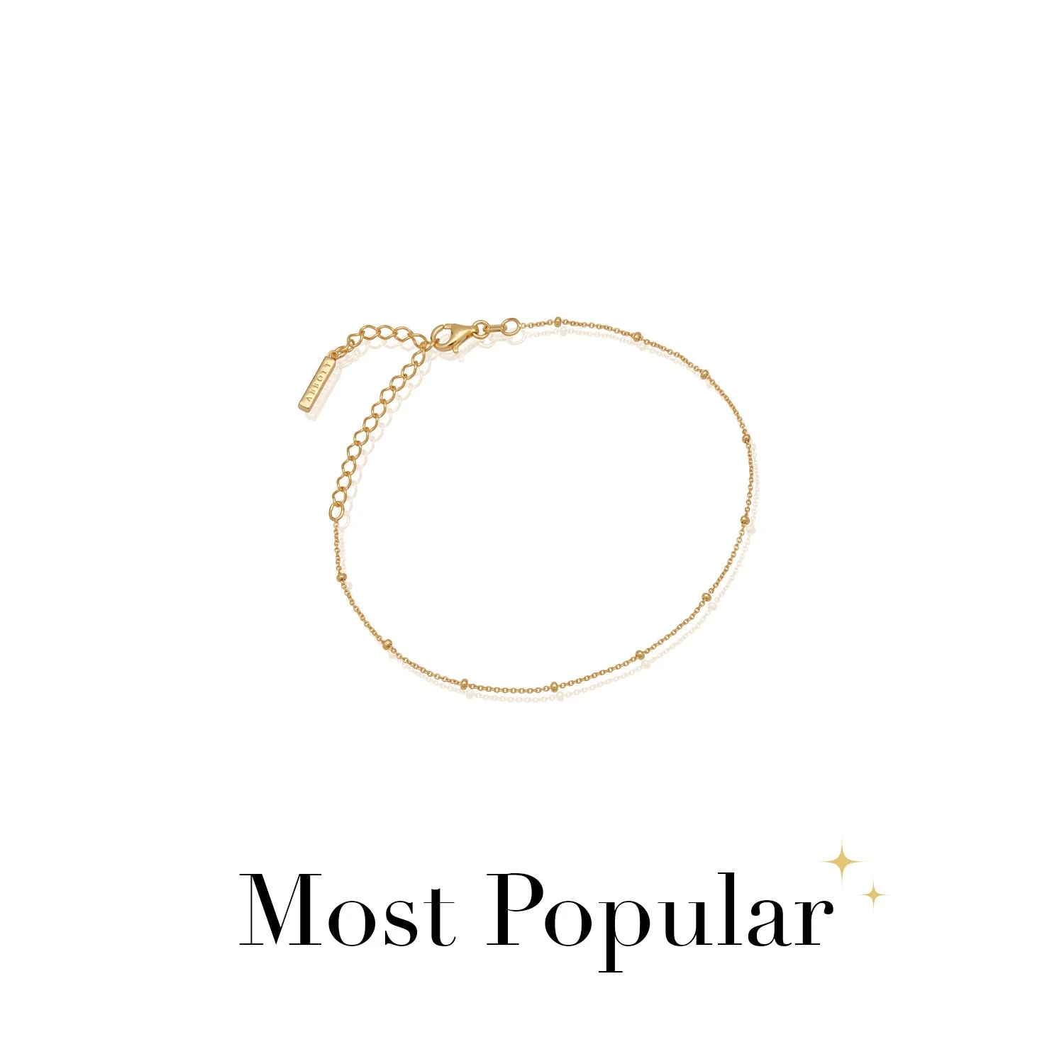 Stories Mini Sphere Bracelet (Gold) - Image 2