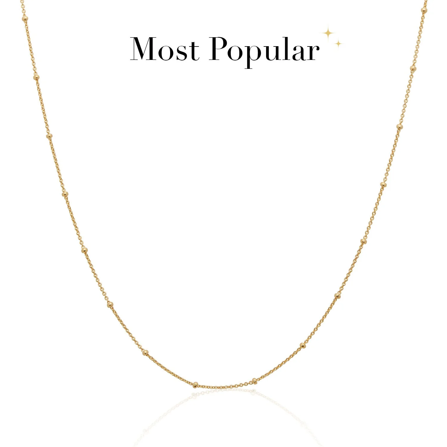 Stories Mini Sphere Necklace (Gold) - Image 2
