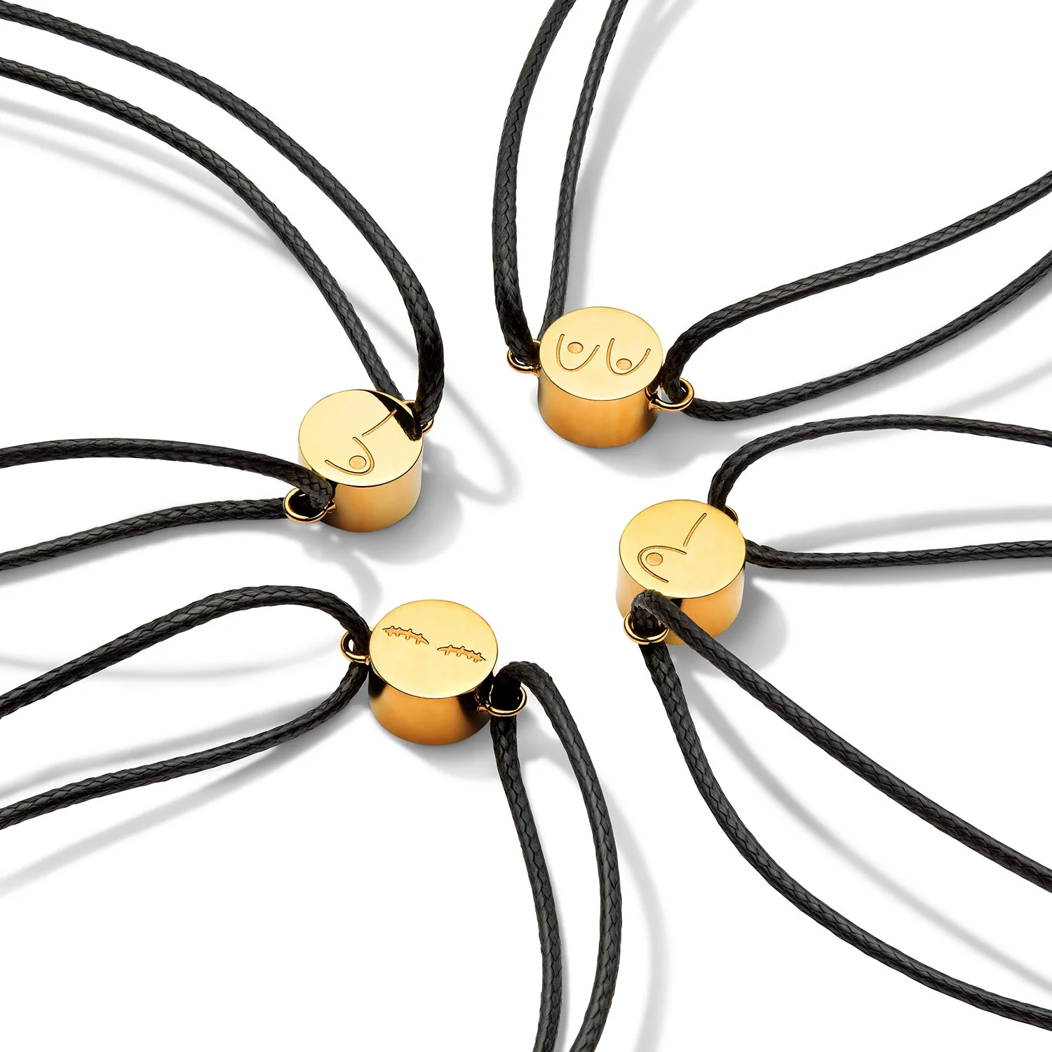 CoppaFeel! Charms for Charity Bracelet (Gold) - Image 4