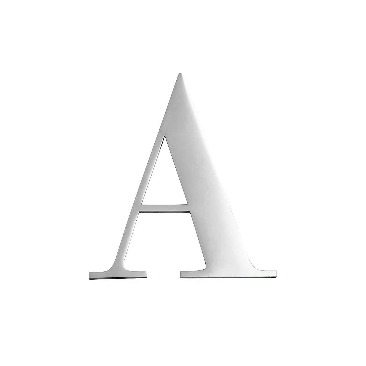Silver Small Metal Letter