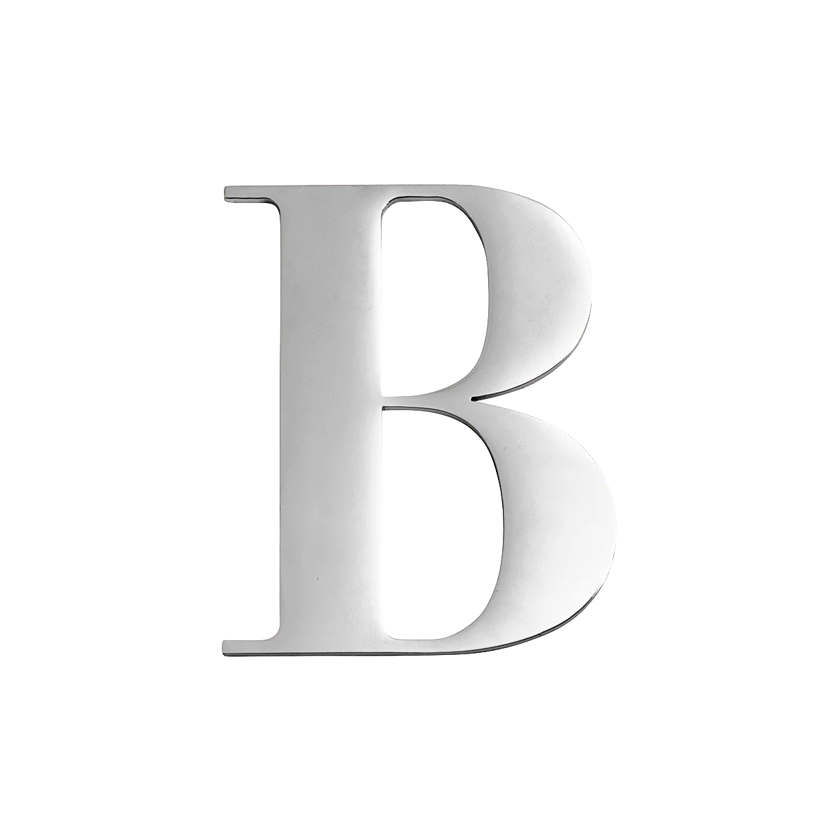 Silver Small Metal Letter - Image 2