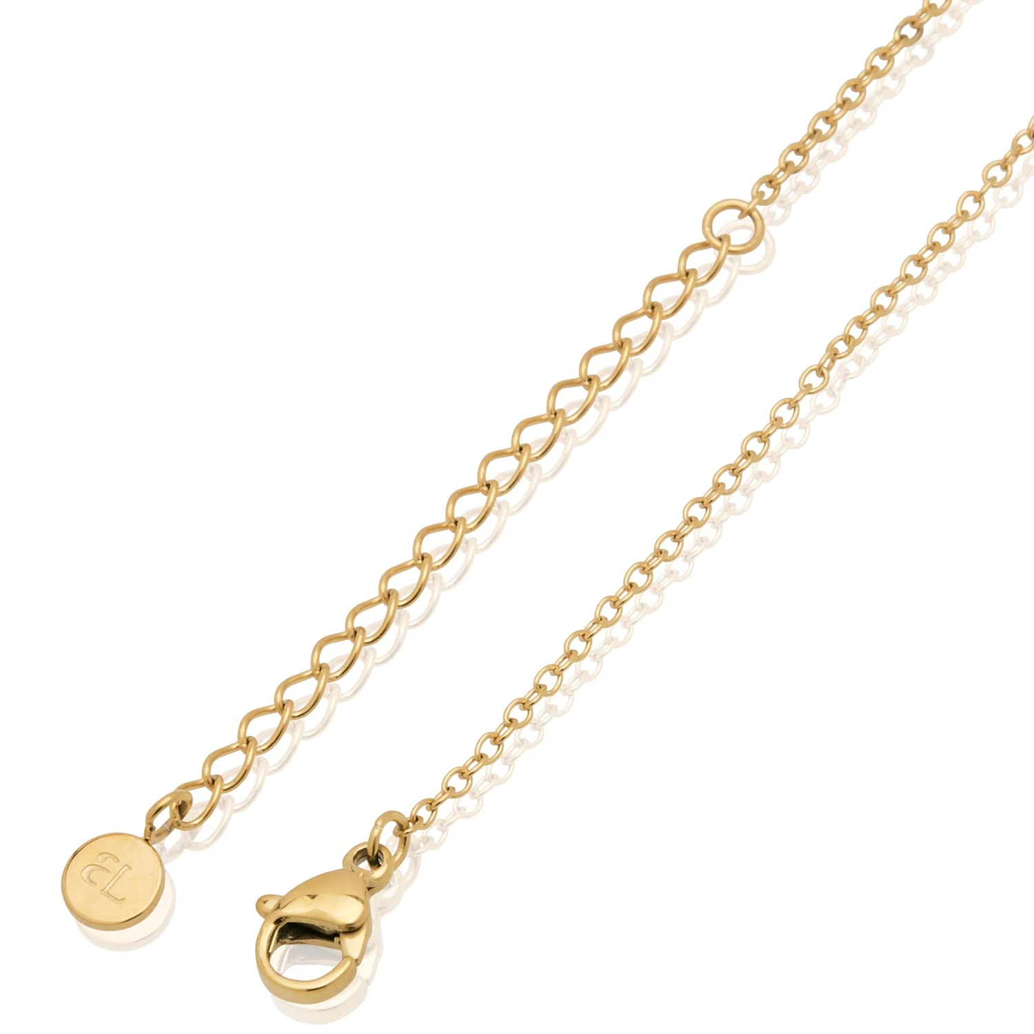 Crystal Signature Name Necklace (Gold) - Image 6
