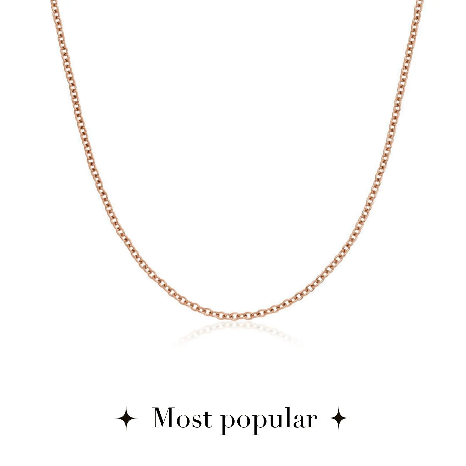 Cursive Name Necklace (Rose Gold) - Image 3