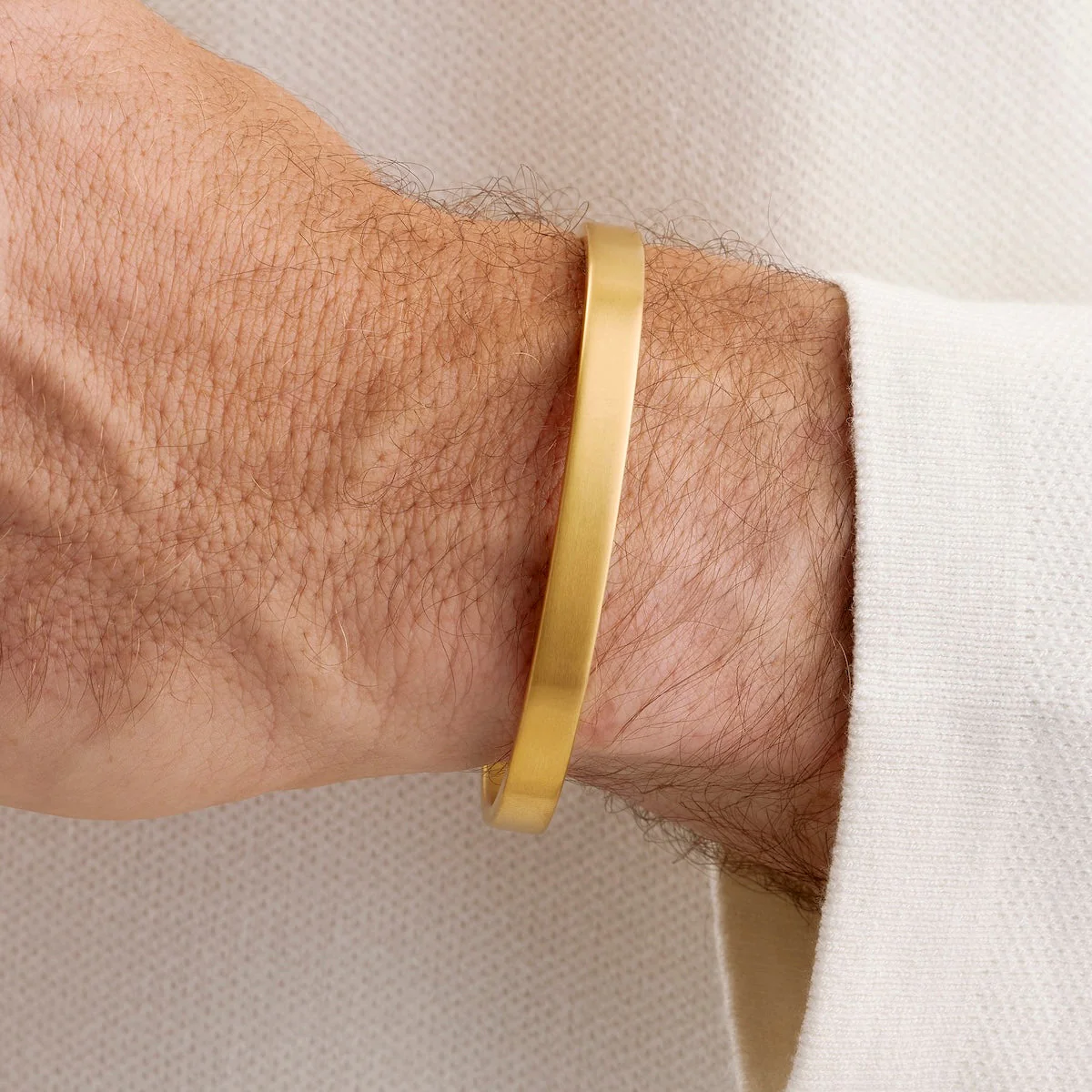 Custom Memento Cuff Bangle (Gold) - Image 6