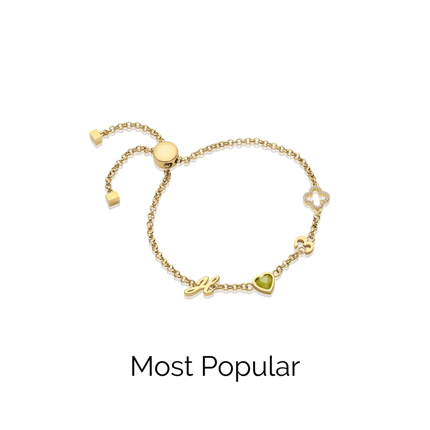 Made Mine Charm Bracelet (Gold) - Image 13