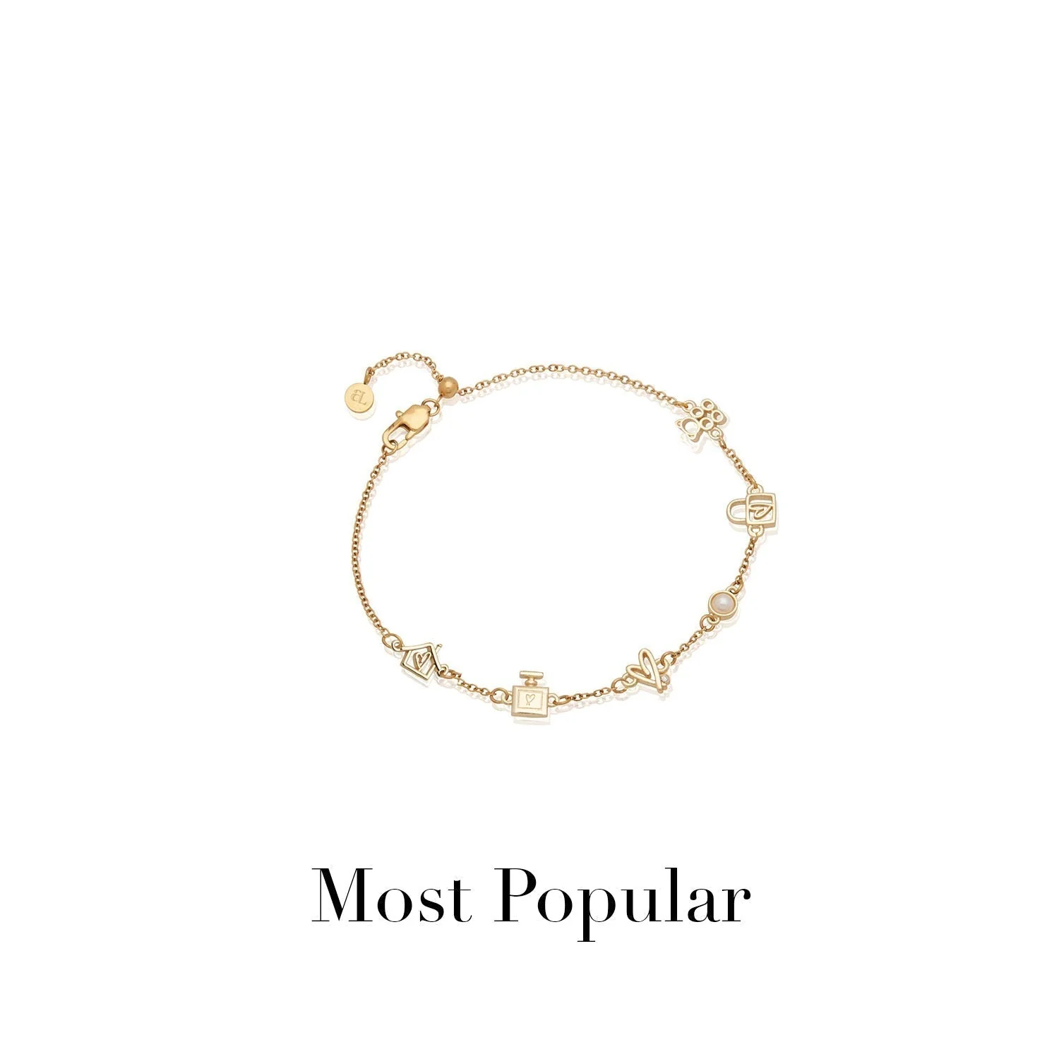 Made Mine Charm Bracelet (Gold) - Image 9