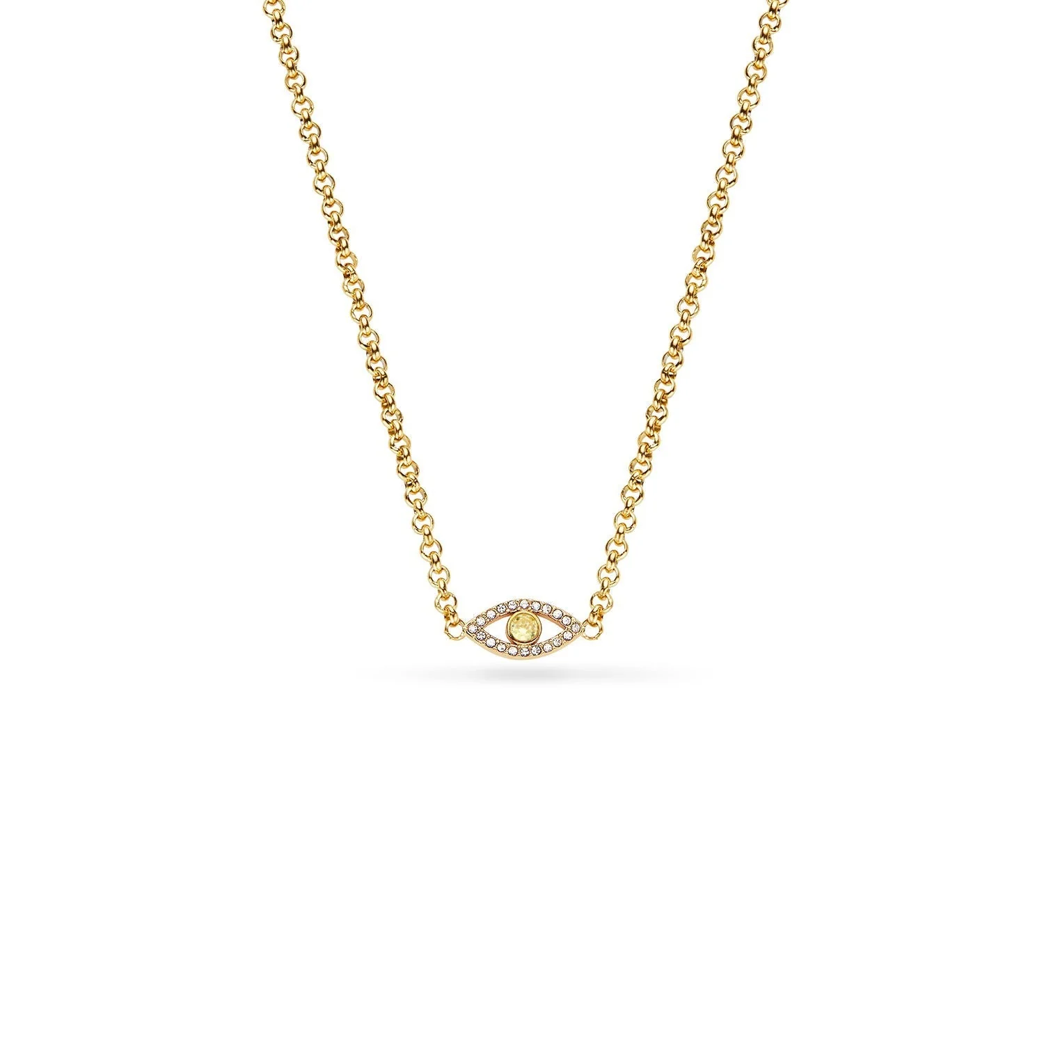 Custom Evil Eye Necklace (Gold) - Image 4