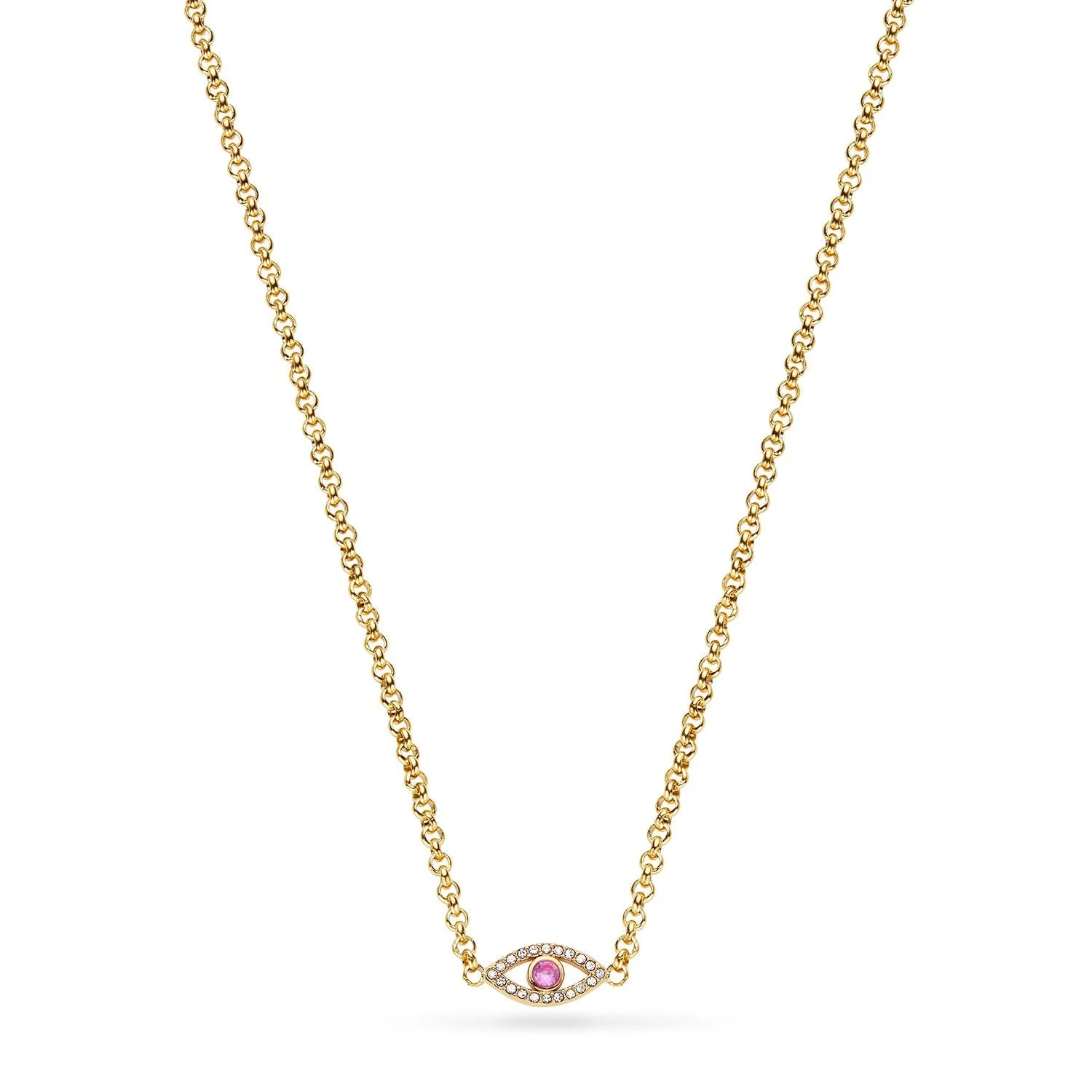 Custom Evil Eye Necklace (Gold) - Image 6