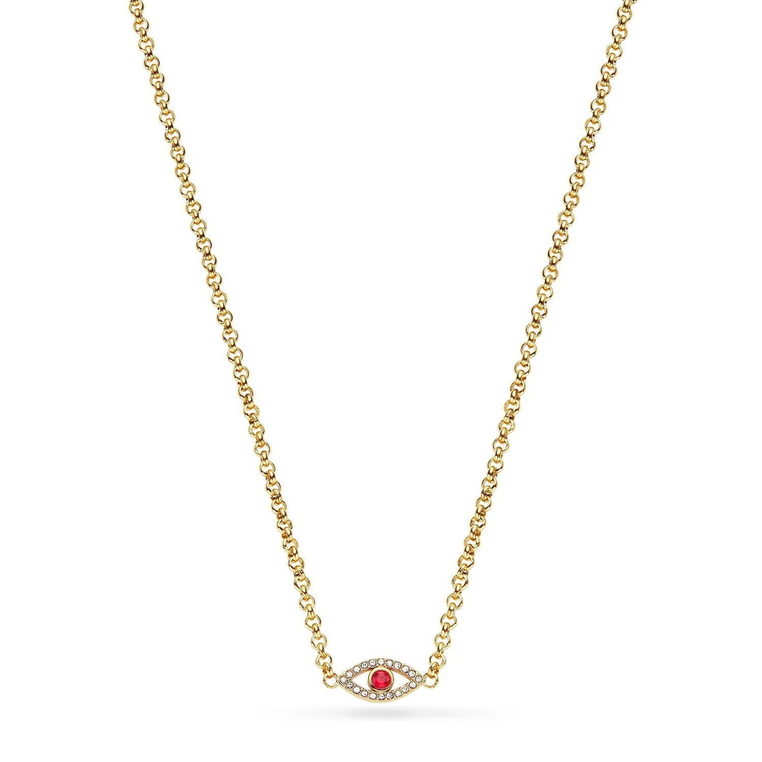 Custom Evil Eye Necklace (Gold) - Image 7
