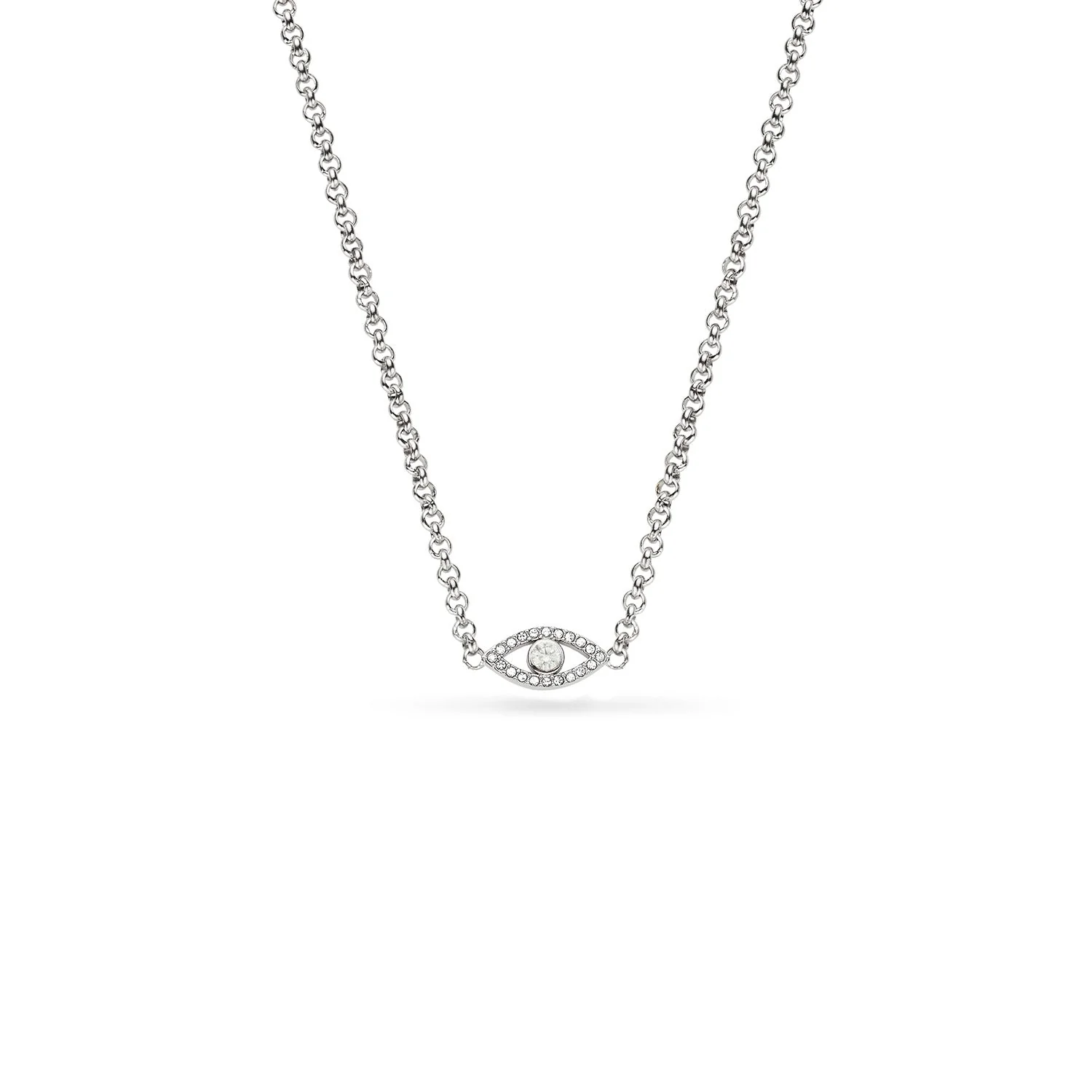 Custom Evil Eye Necklace (Silver) - Image 5