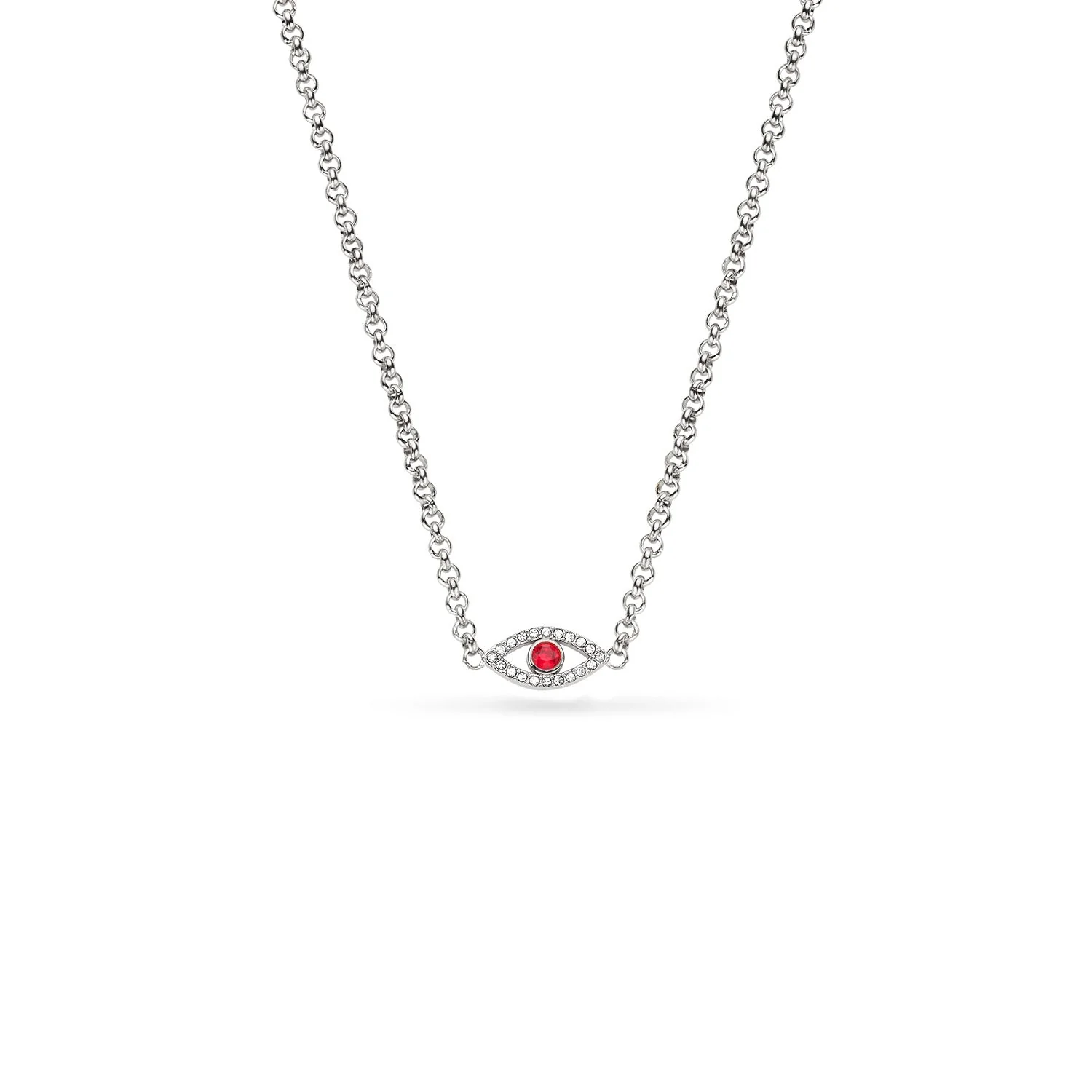 Custom Evil Eye Necklace (Silver) - Image 7
