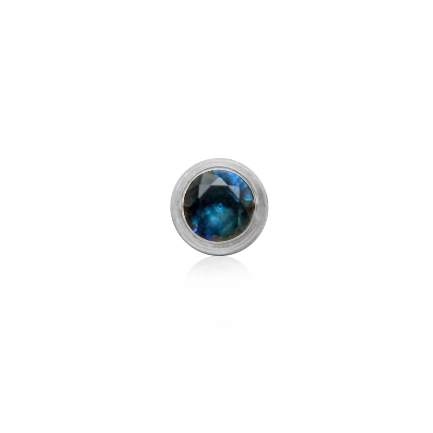 Double Initial Icon - Birthstone (Silver) - Image 10