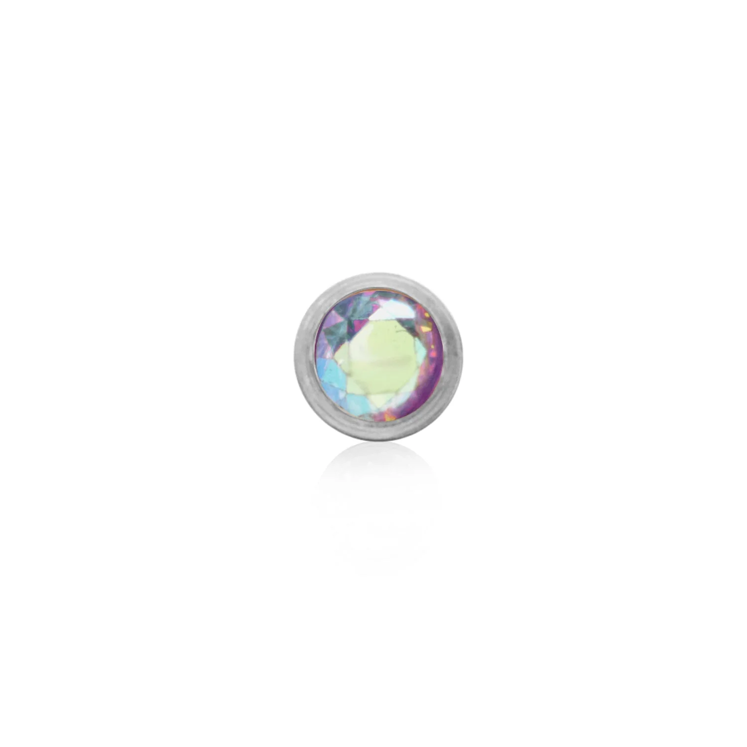 Double Initial Icon - Birthstone (Silver) - Image 11