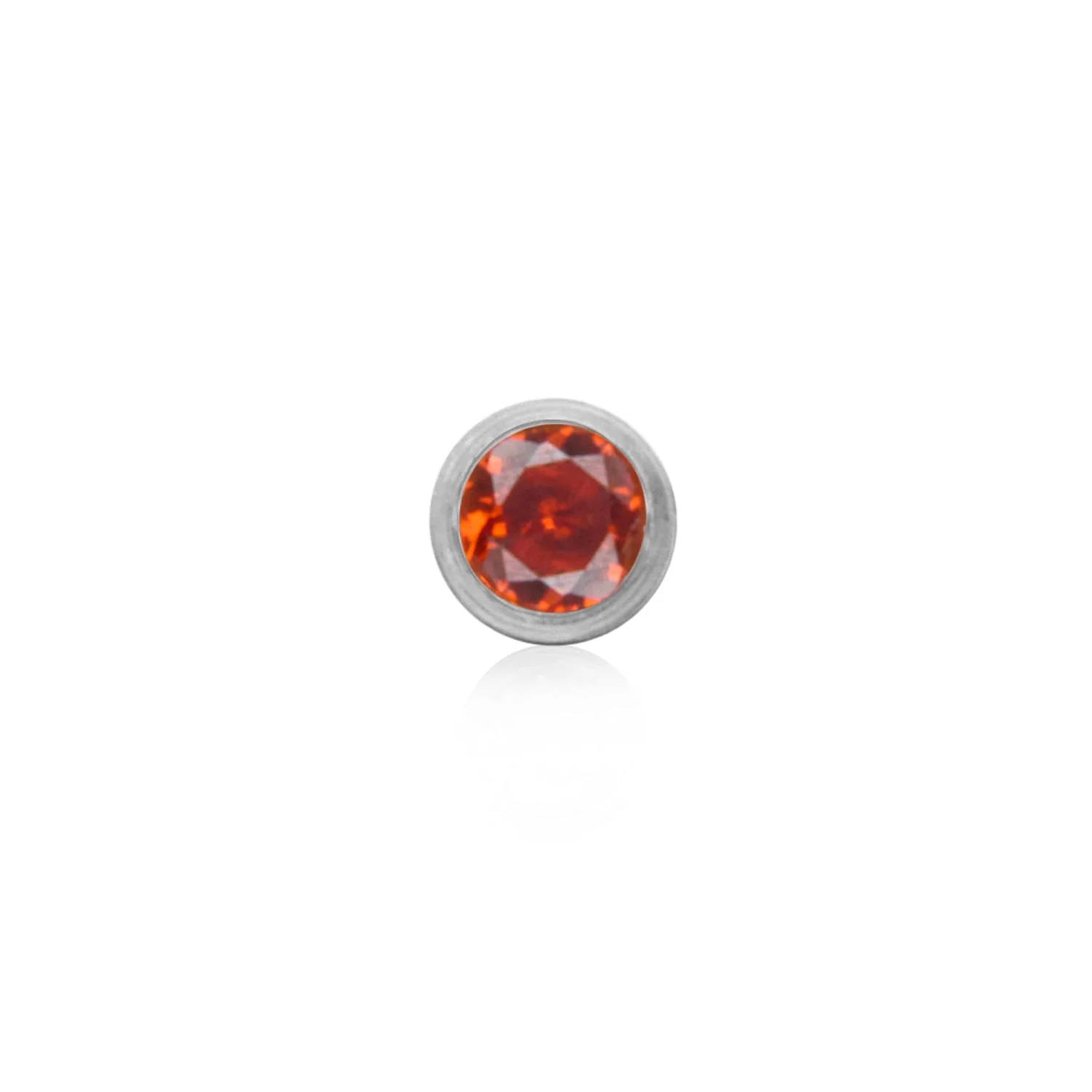 Double Initial Icon - Birthstone (Silver) - Image 2