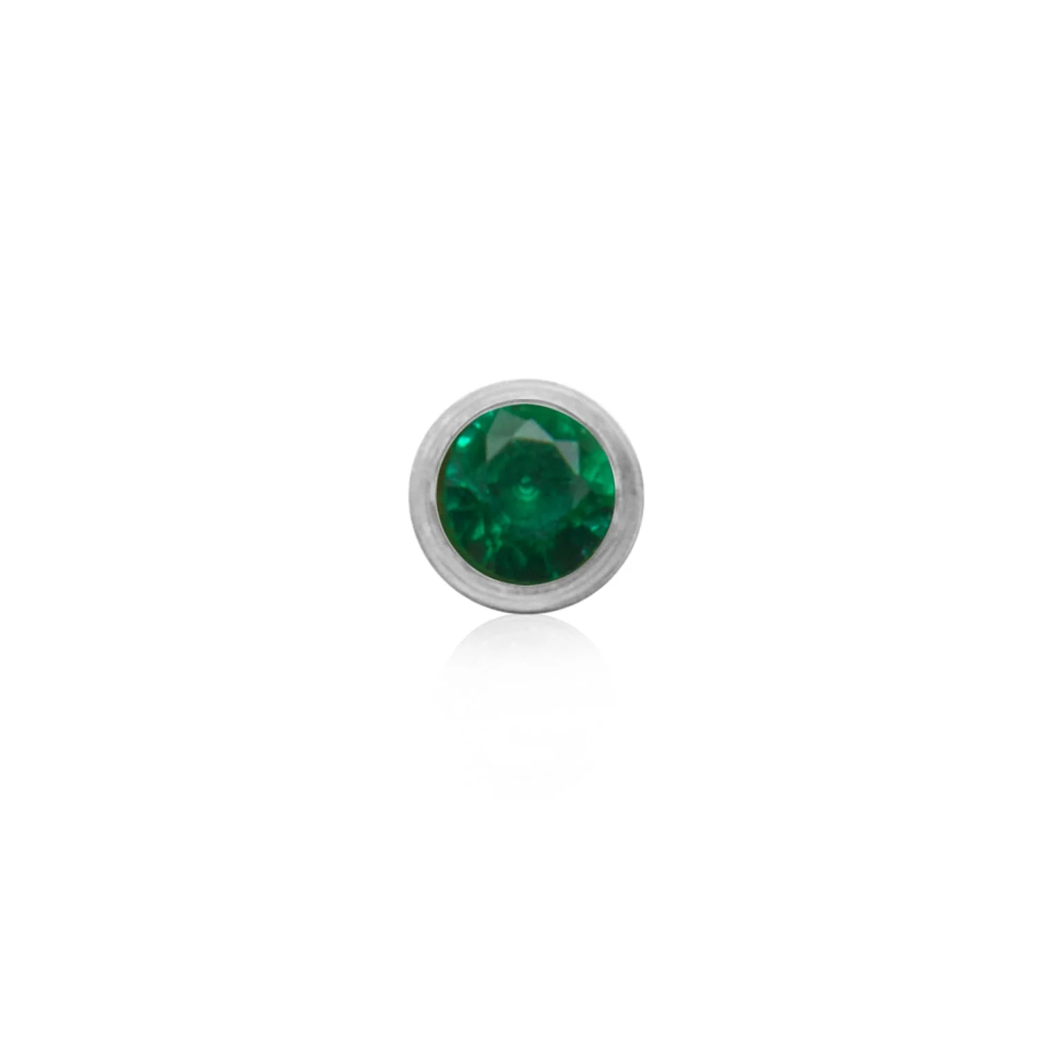 Double Initial Icon - Birthstone (Silver) - Image 6