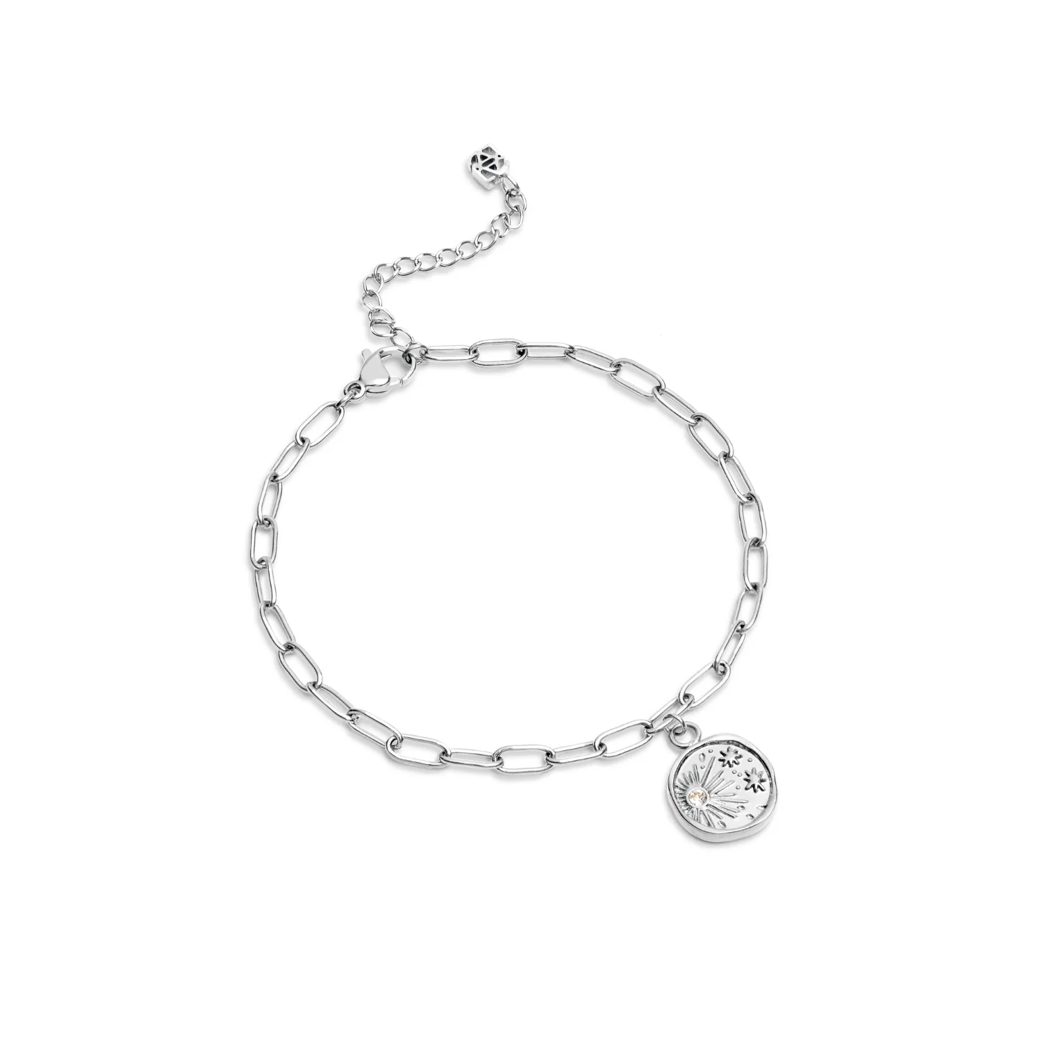 Custom Hanging Ocean Charm Bracelet (Silver) - Image 7
