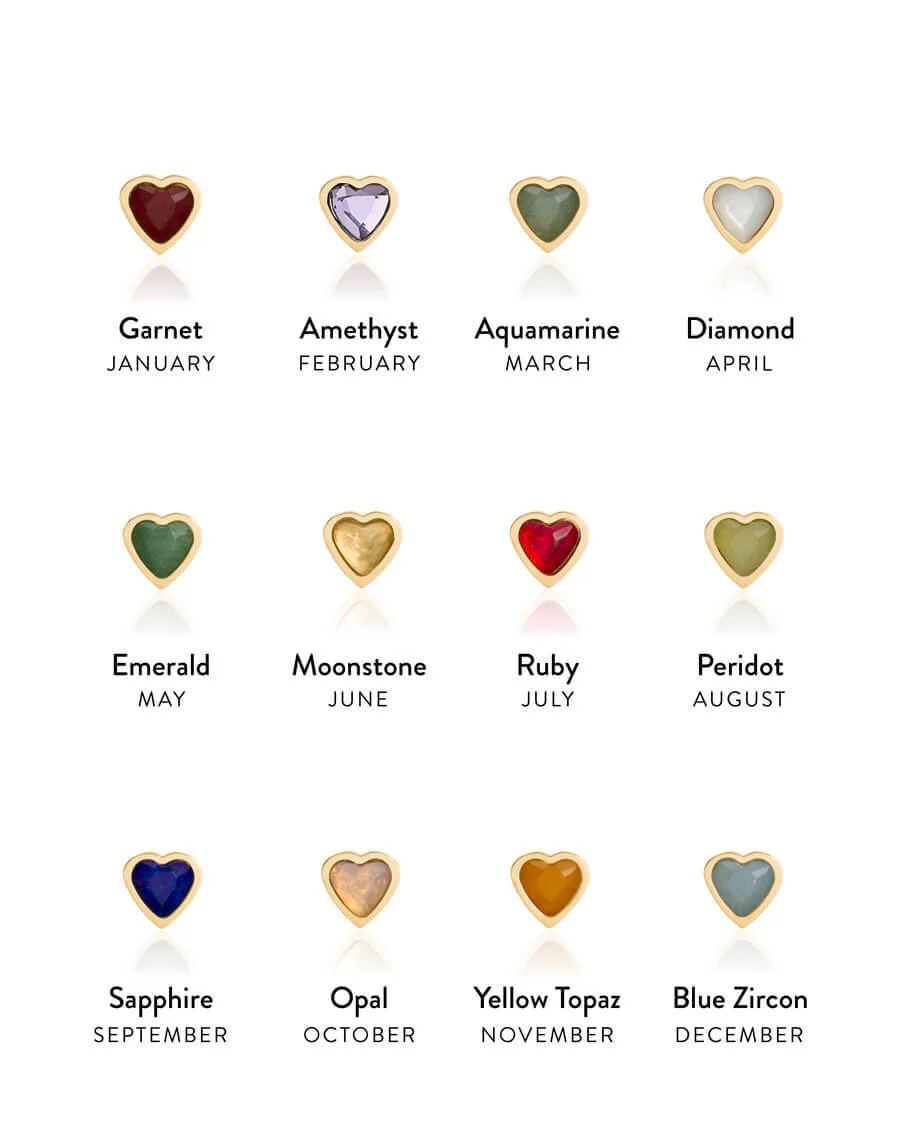 Birthstone Signature Name Necklace (Gold) - Image 6