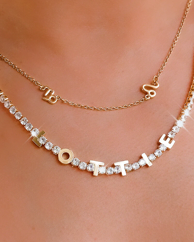 Custom Tennis Name Set (Gold) - Image 3