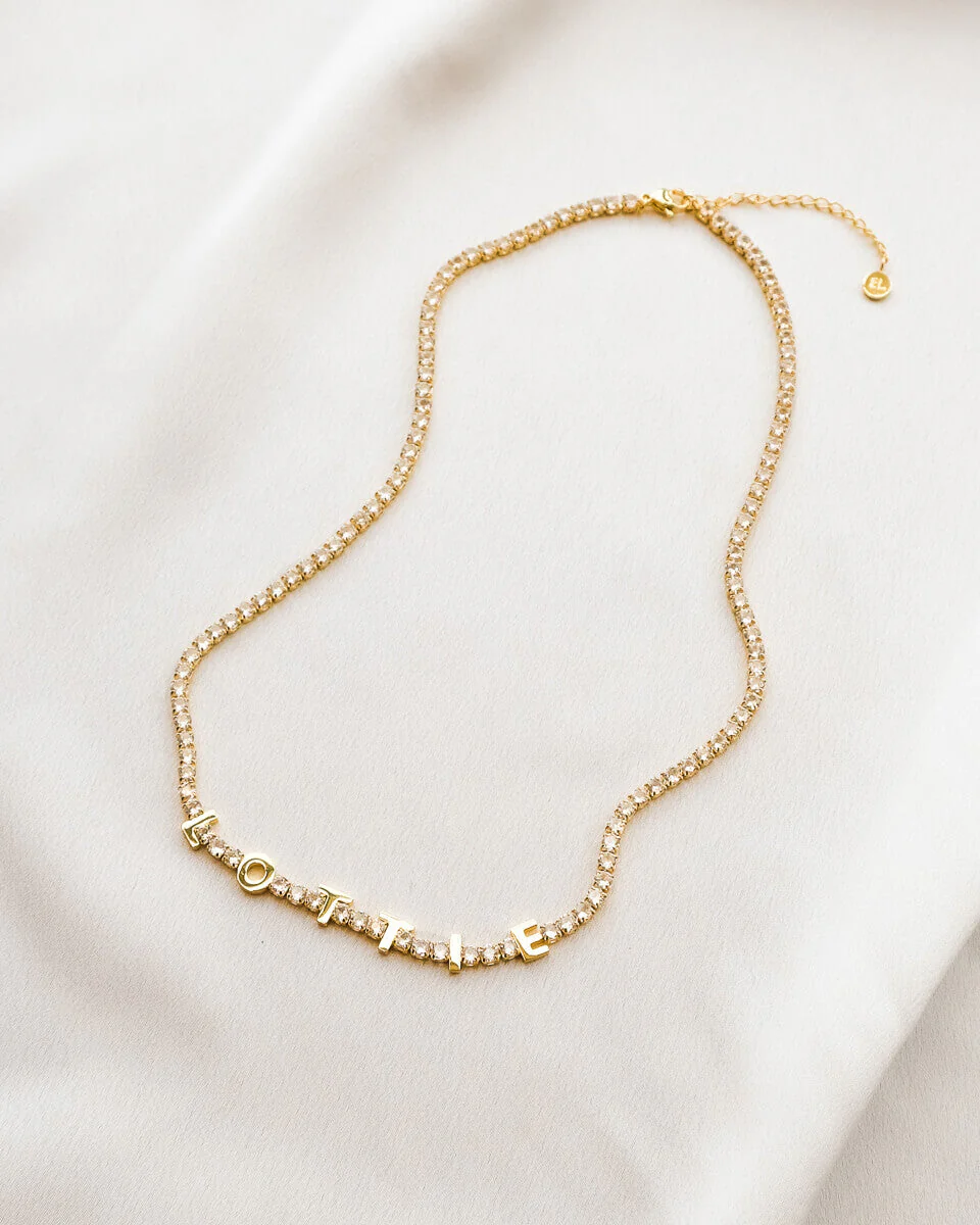 Custom Tennis Name Set (Gold) - Image 5