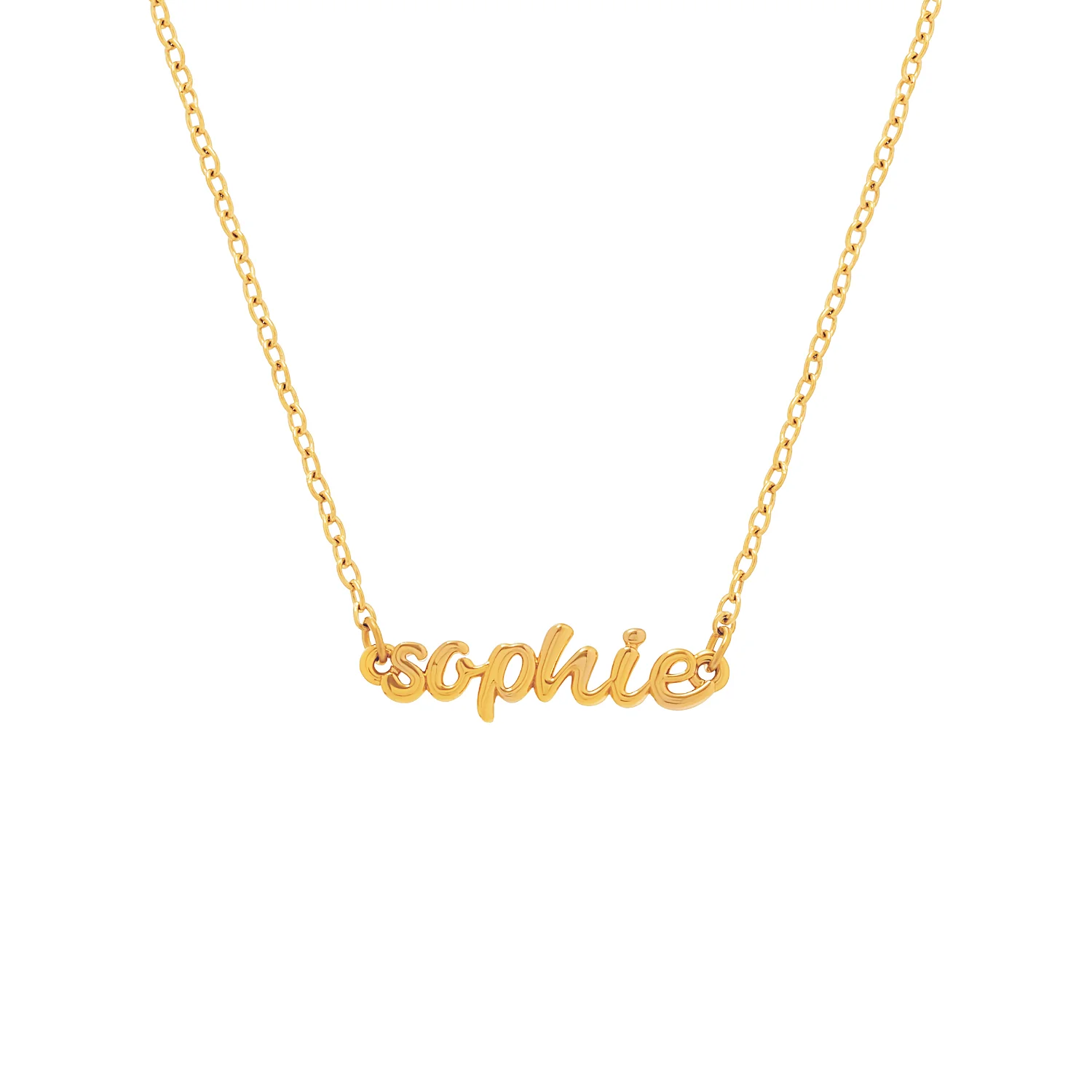 Script Name Necklace (Gold) - Image 9