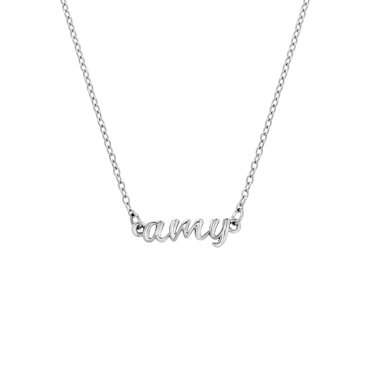 Script Name Necklace (Silver) - Image 3