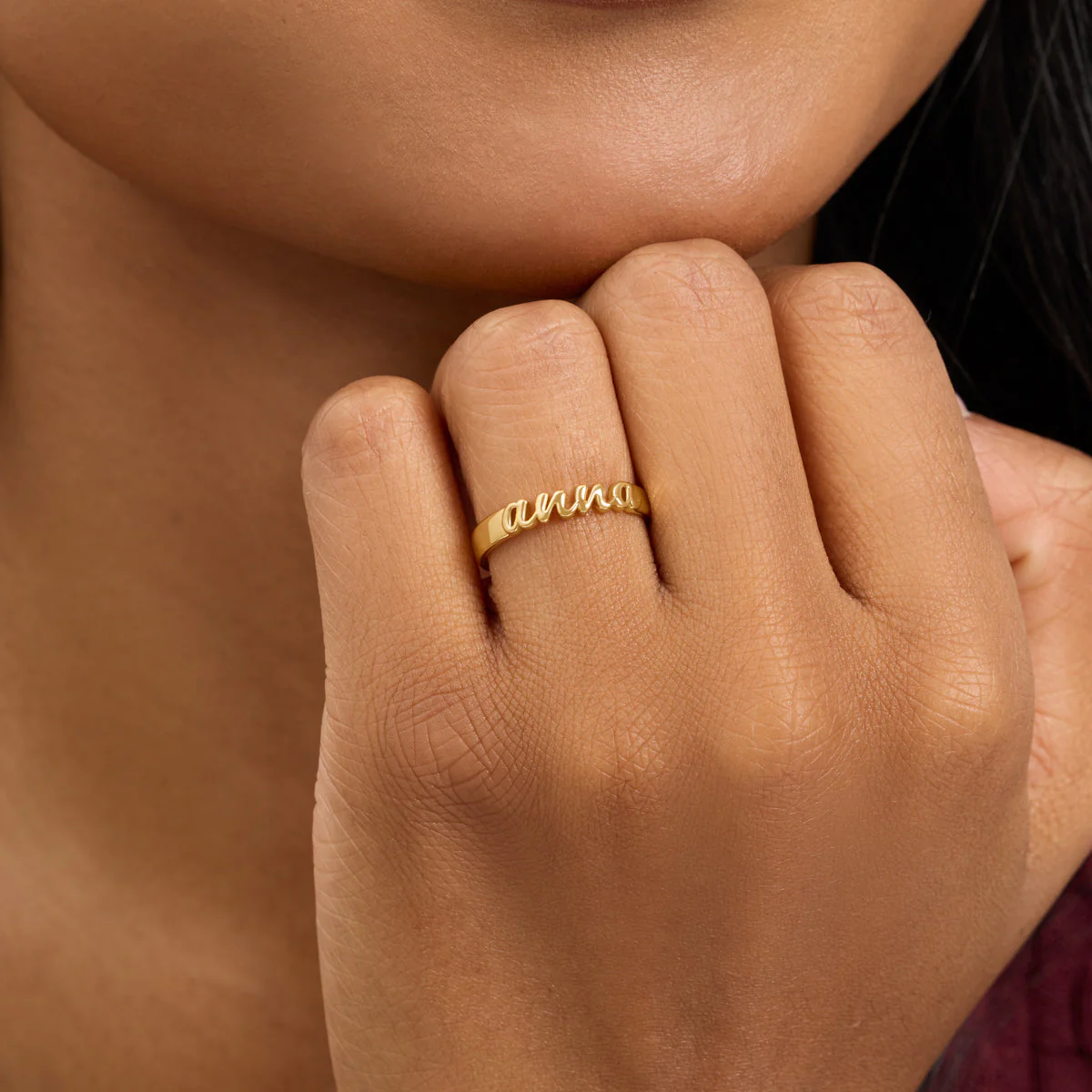 Script Name Ring (Gold) - Image 2