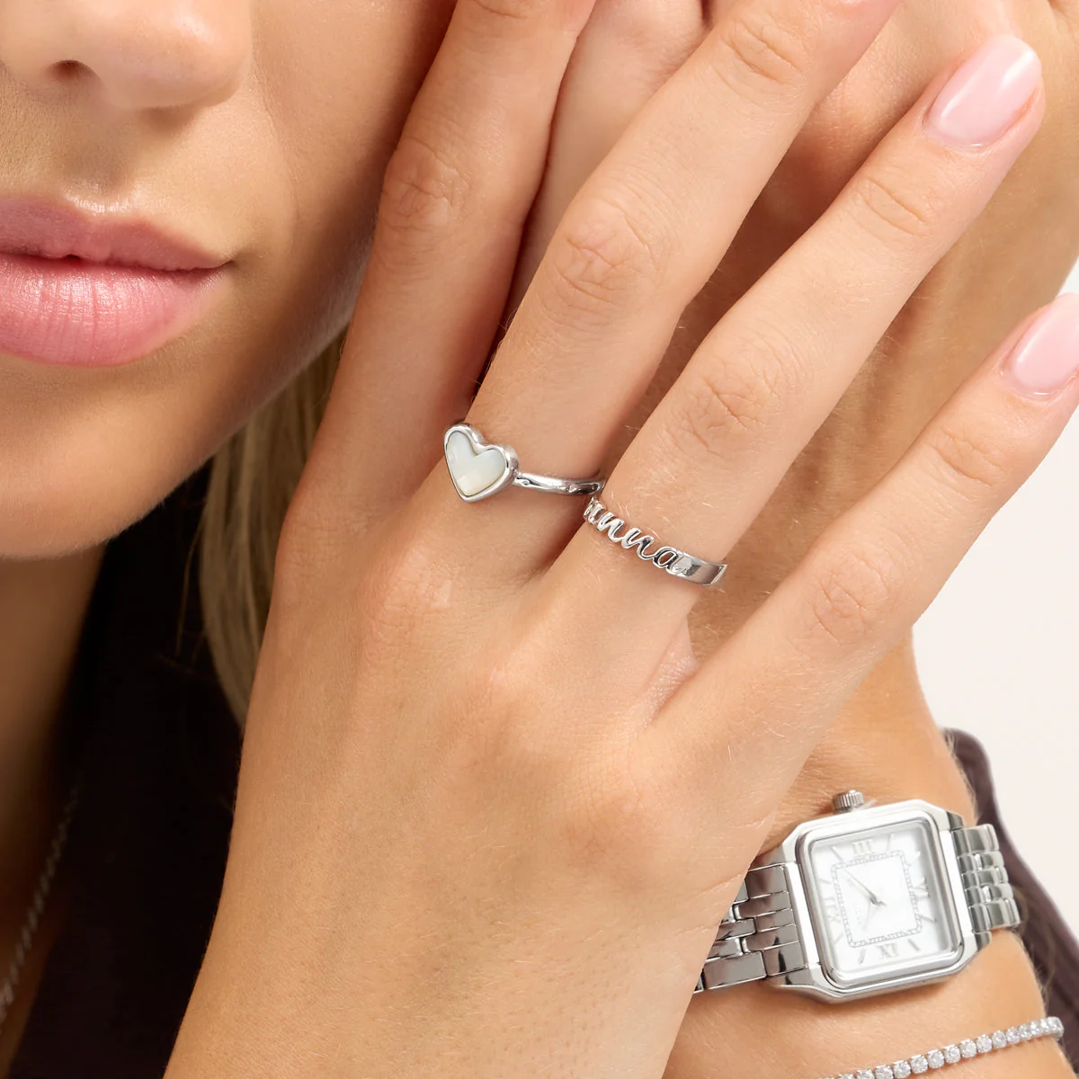 Script Name Ring (Silver) - Image 5