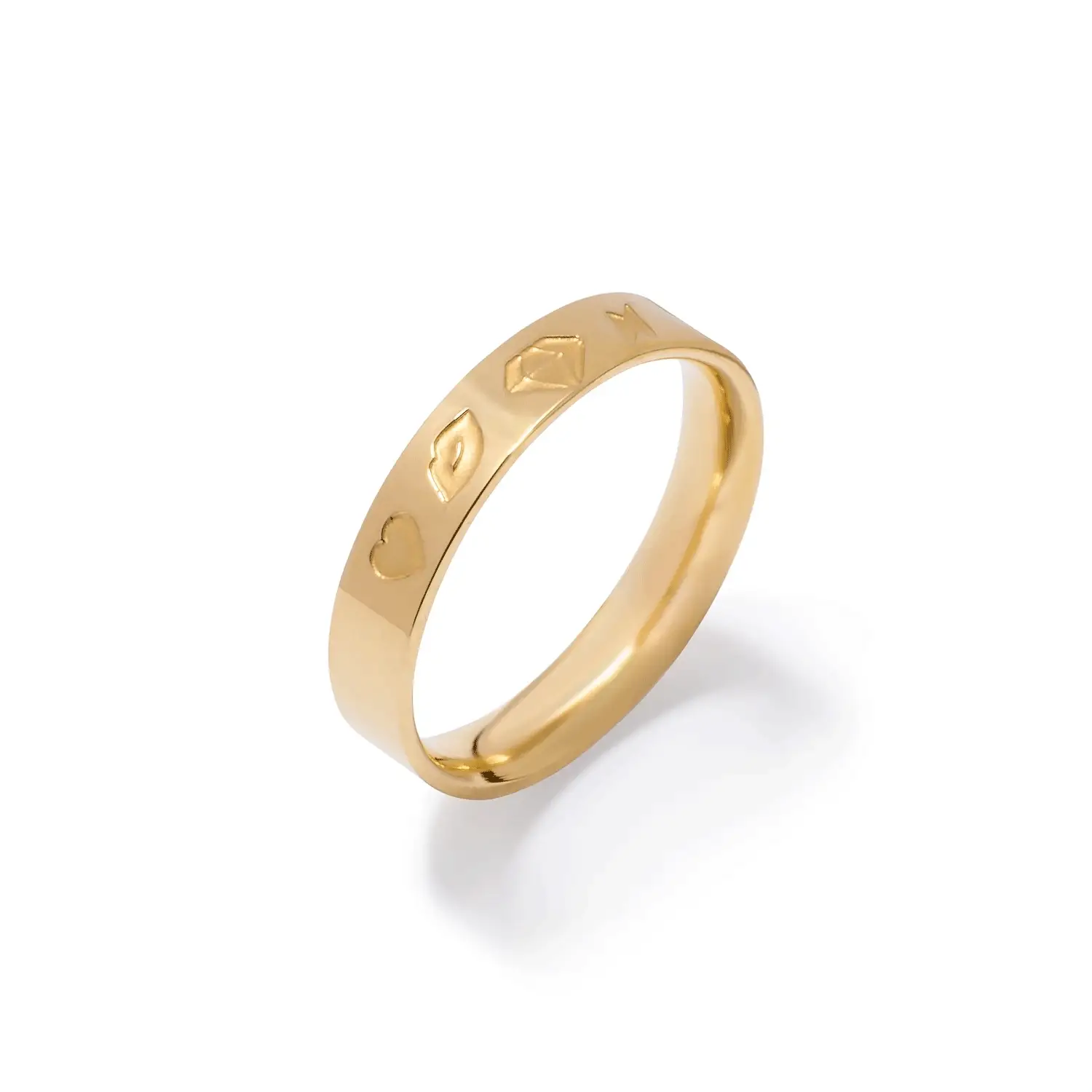 Custom Stamped Ring (Gold) - Image 4