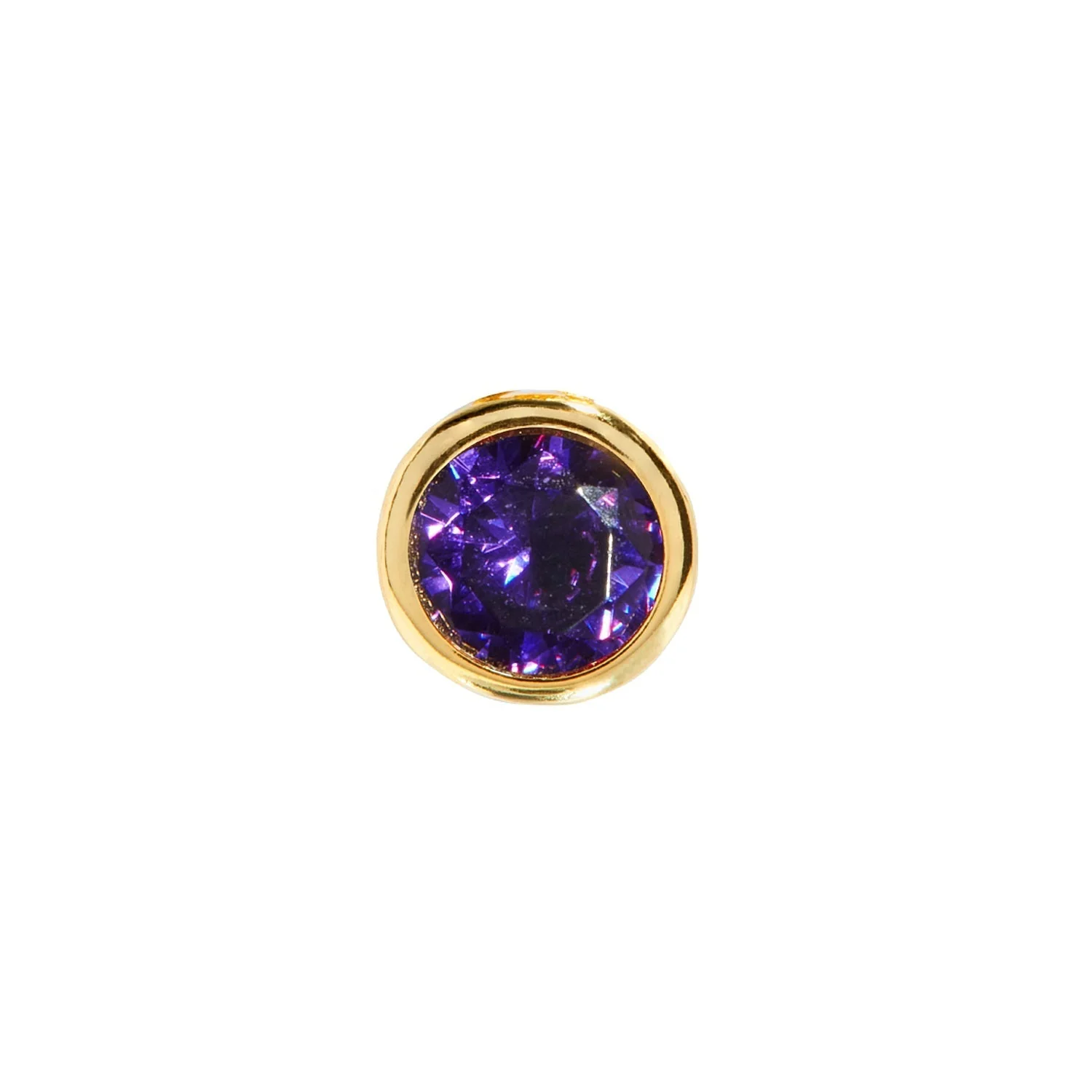 Double Initial Icon - Birthstone (Gold) - Image 3