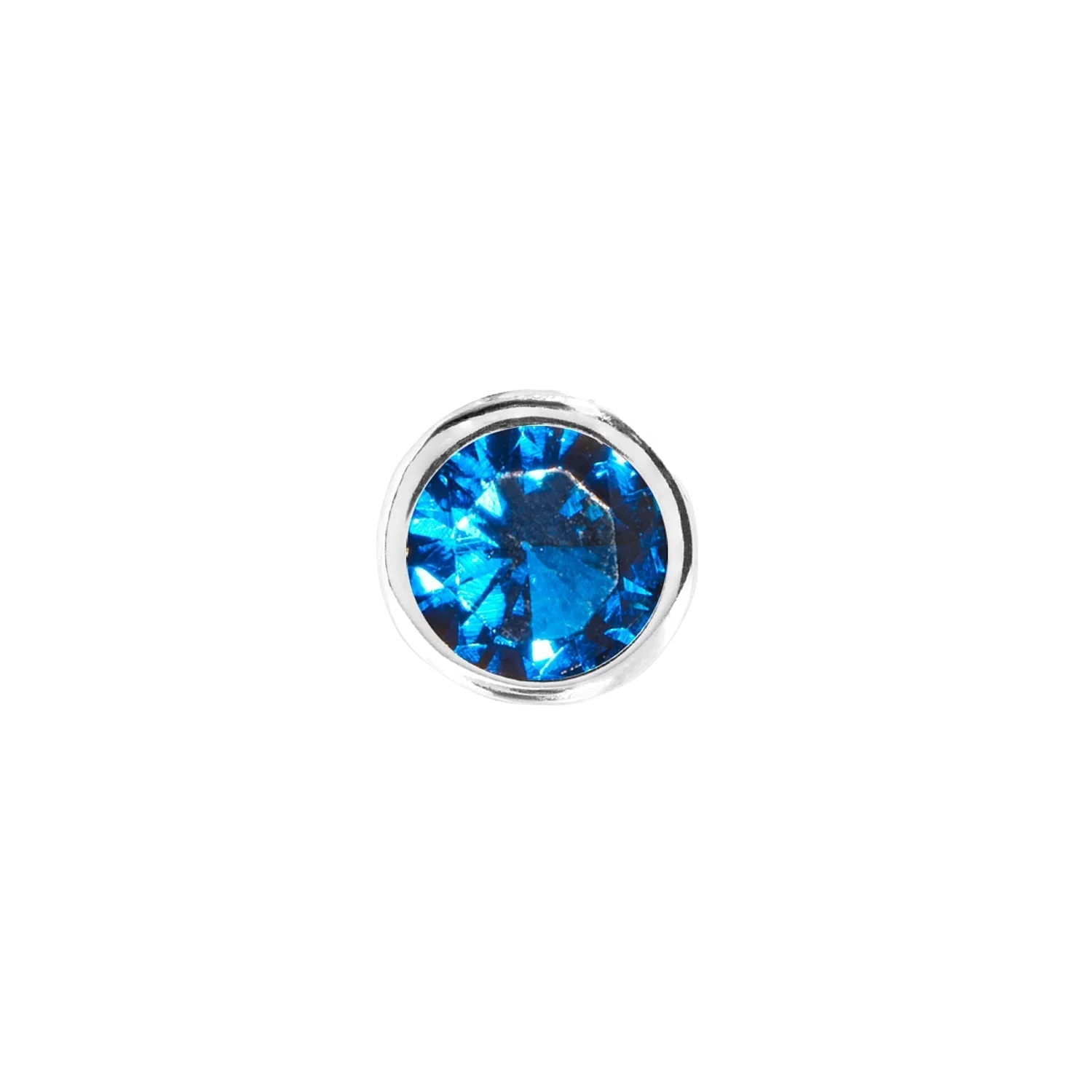 Double Initial Icon - Birthstone (Silver) - Image 10