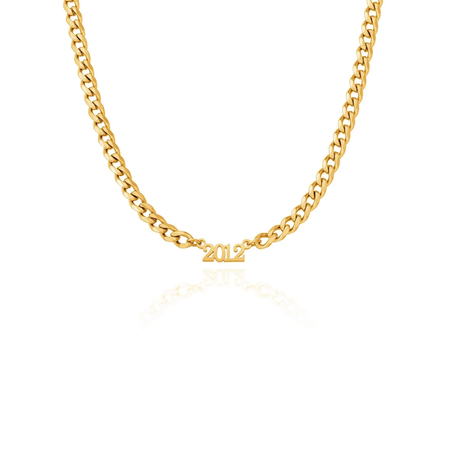 Editorial Date Necklace (Gold) - Image 10