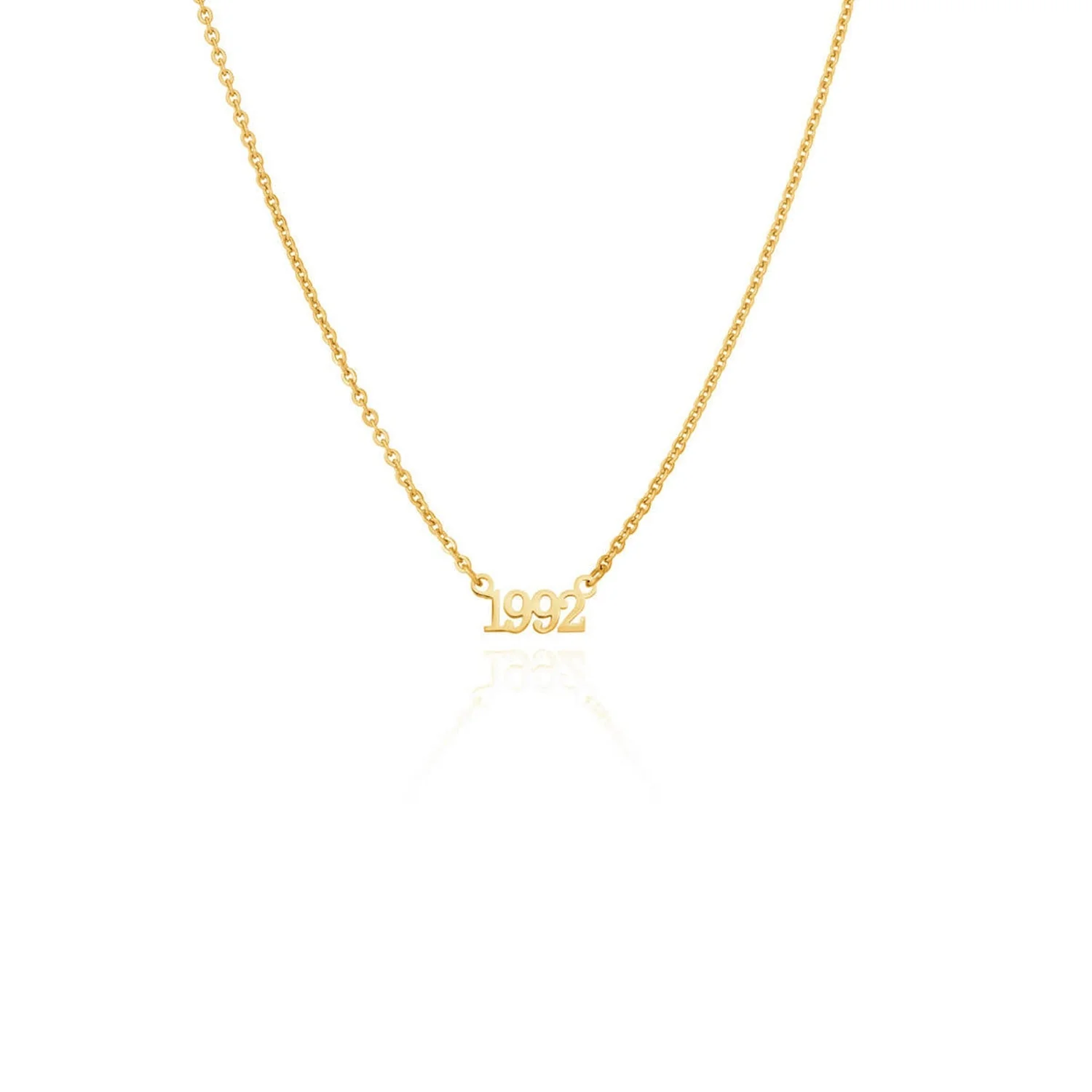 Editorial Date Necklace (Gold) - Image 11