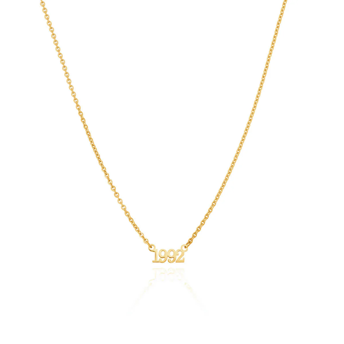 Editorial Date Necklace (Gold) - Image 17