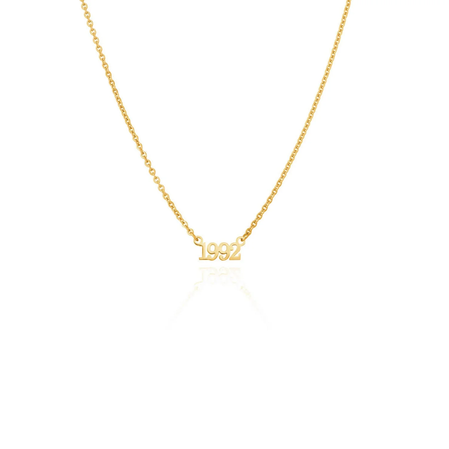Editorial Date Necklace (Gold) - Image 7