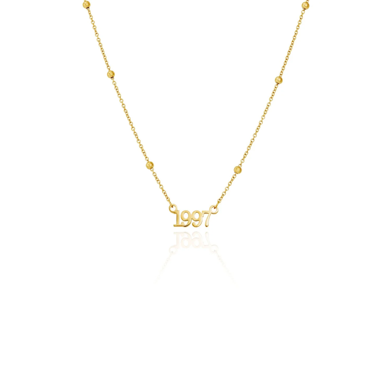 Editorial Date Necklace (Gold) - Image 9