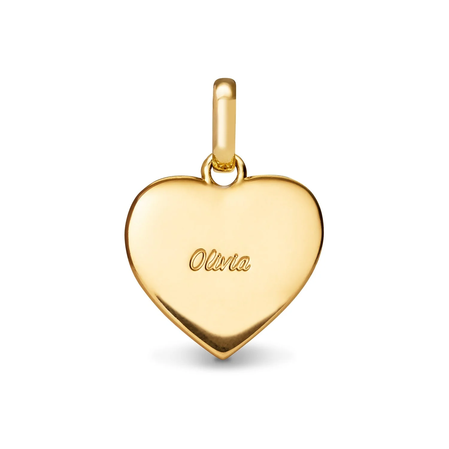 Entwine Custom Heart Necklace (Gold) - Image 10