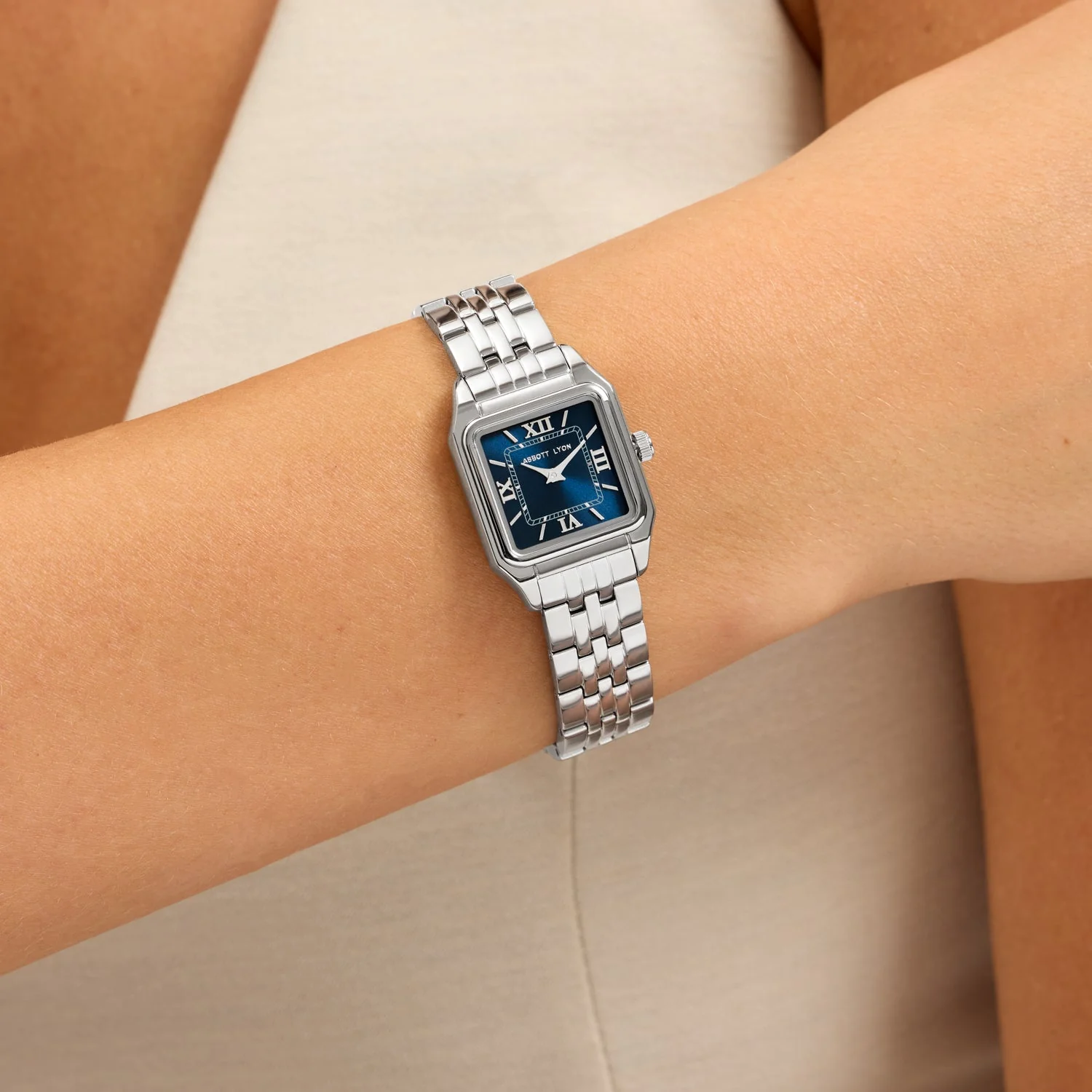 Essence 23mm Navy Watch (Silver) - Image 2