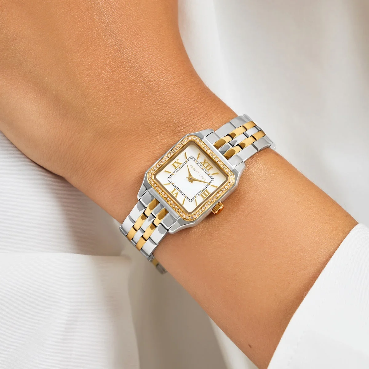 Essence PavÃ© Two Tone 23 Watch (Gold/Silver) - Image 2